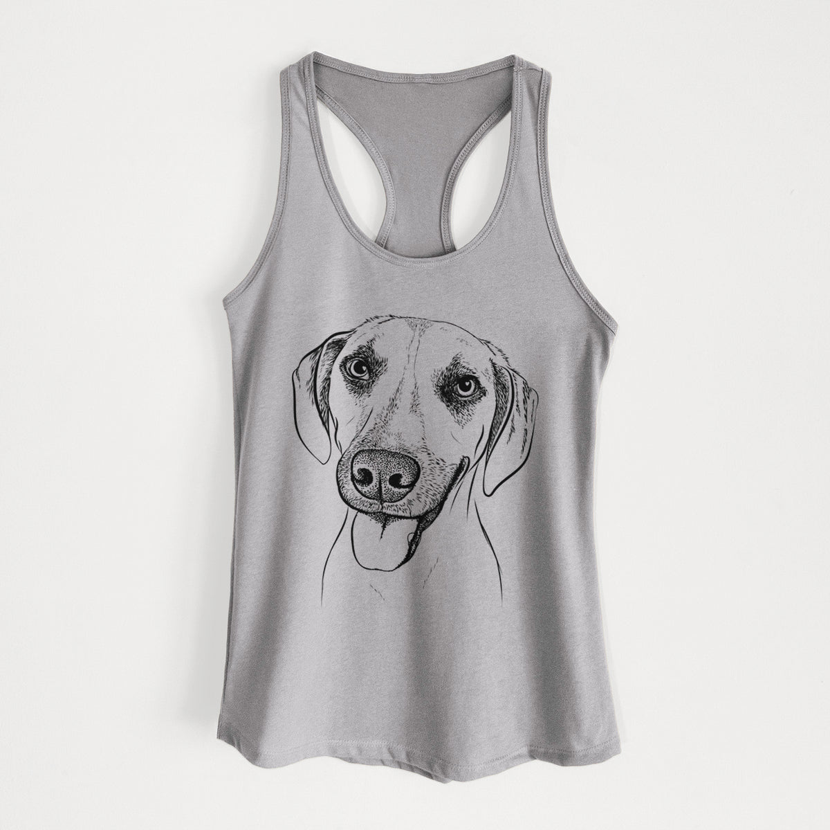 Malia the American Foxhound Mix - Women&#39;s Racerback Tanktop