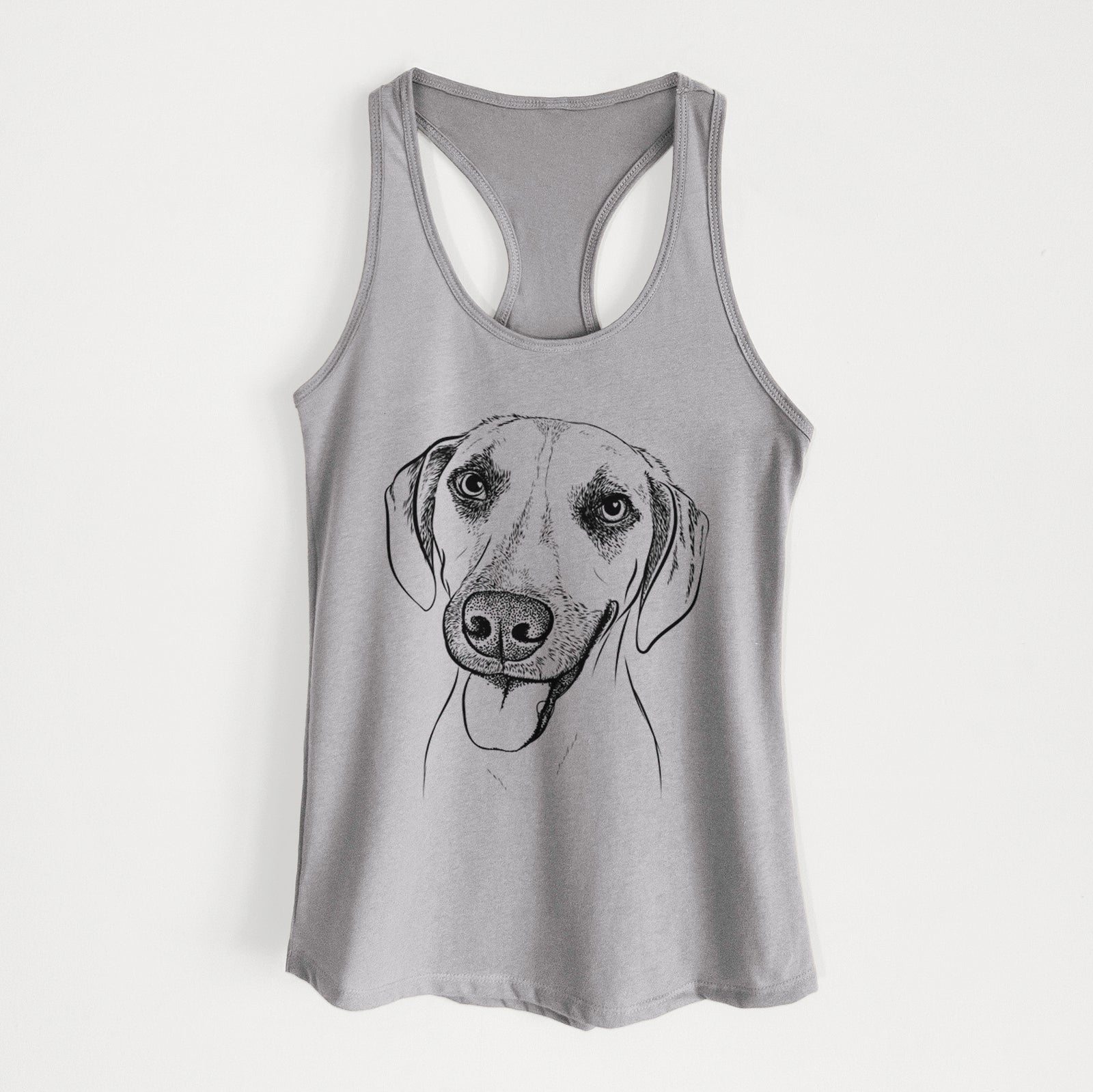 Malia the American Foxhound Mix - Women's Racerback Tanktop