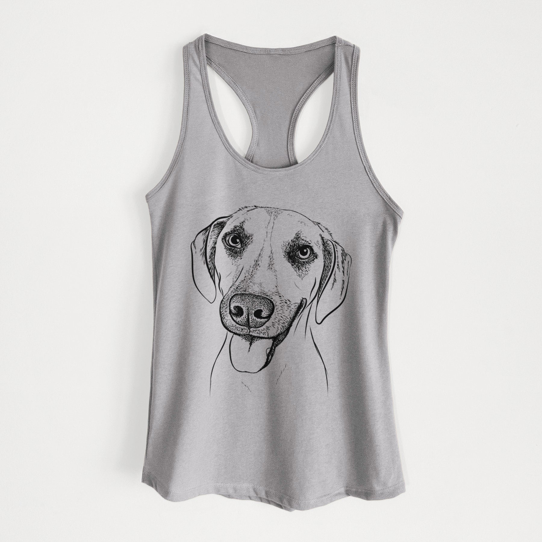 Malia the American Foxhound Mix - Women's Racerback Tanktop