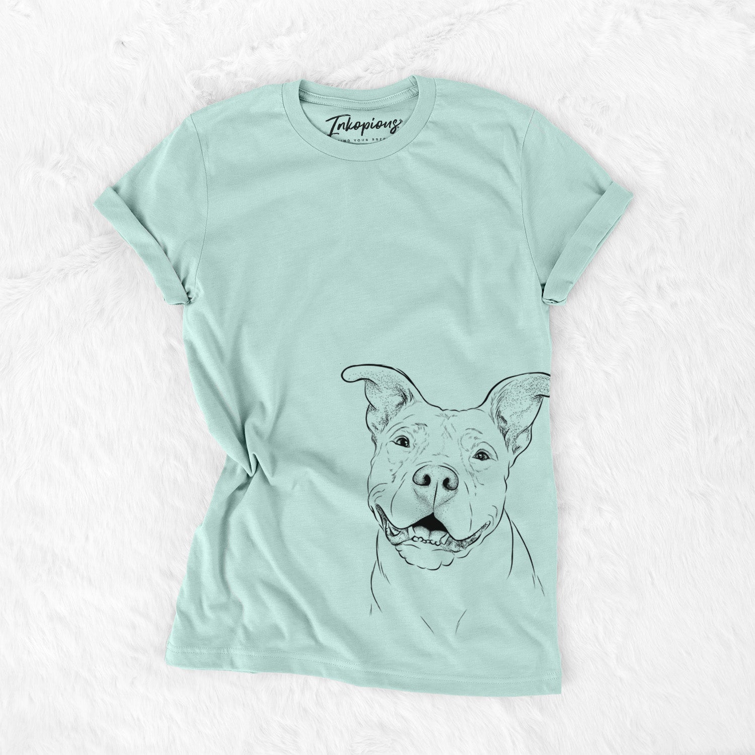 Bare Malibu the Staffordshire Terrier/Pitbull Mix - Unisex Crewneck