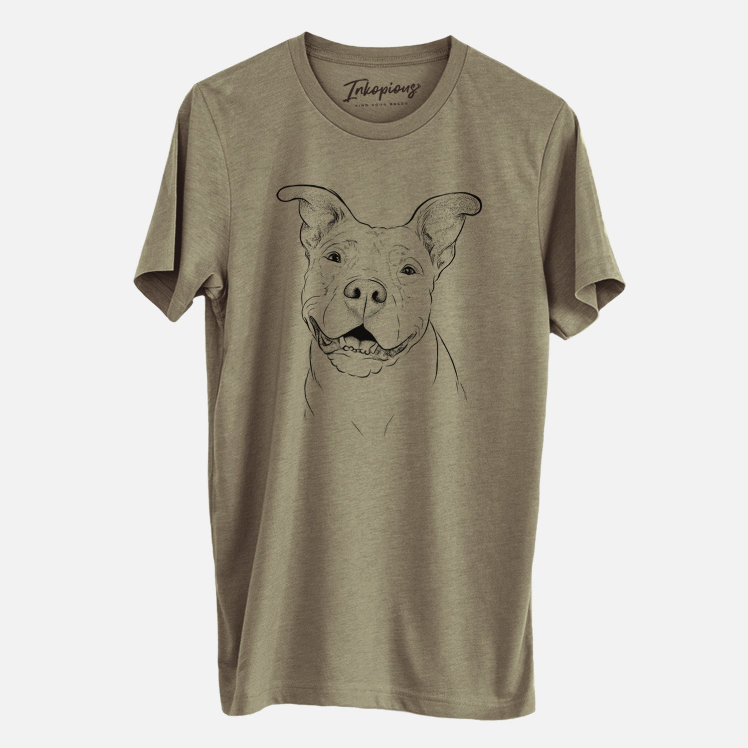 Bare Malibu the Staffordshire Terrier/Pitbull Mix - Unisex Crewneck