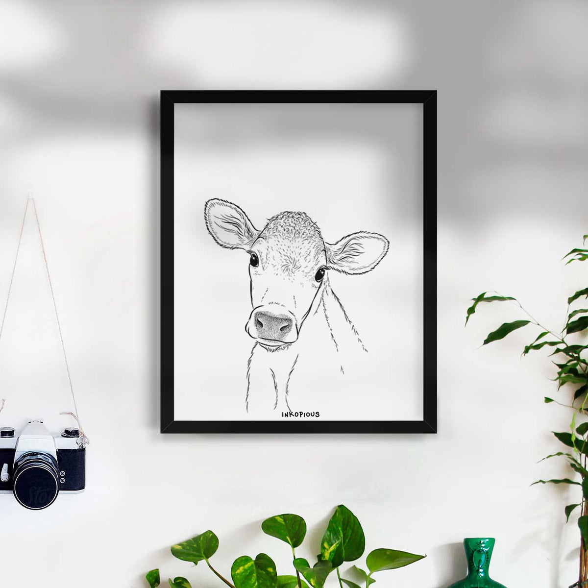 Malu the Cow Art Print