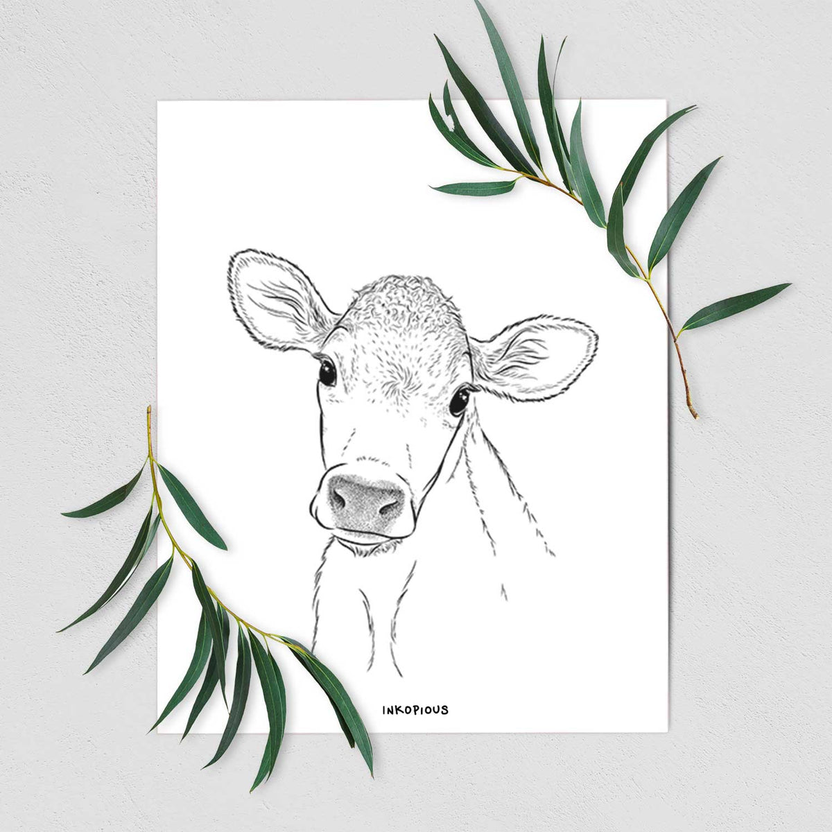 Malu the Cow Art Print