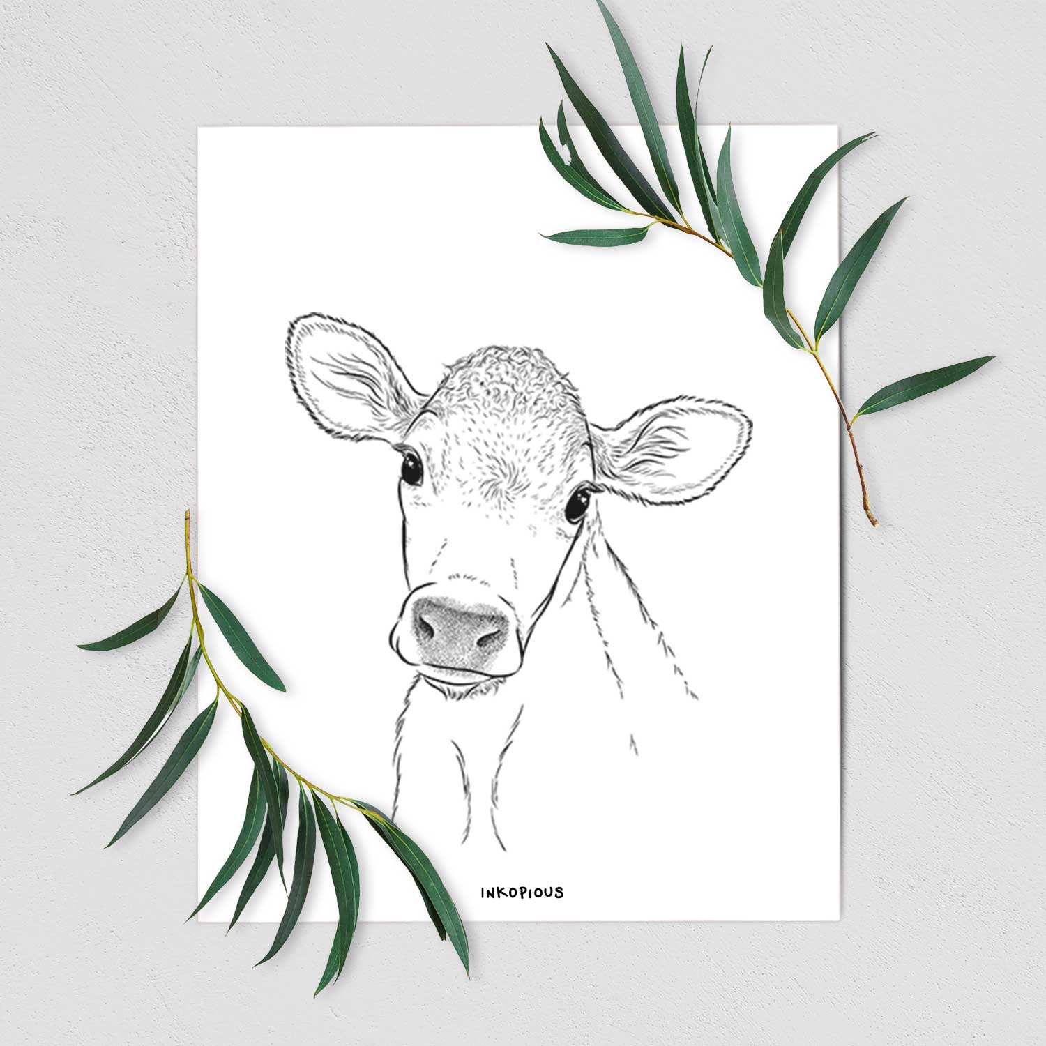 Malu the Cow Art Print