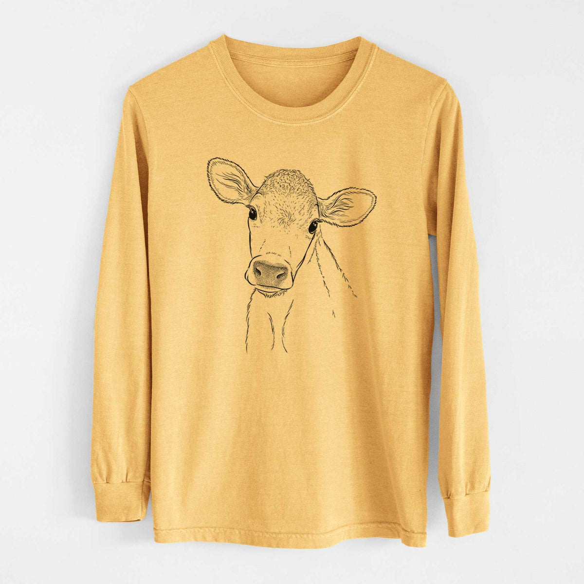 Bare Malu the Cow - Heavyweight 100% Cotton Long Sleeve