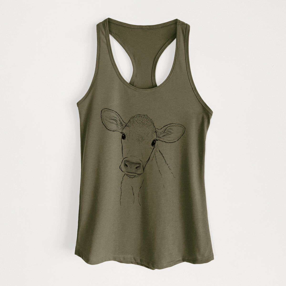 Malu the Cow - Women's Racerback Tanktop