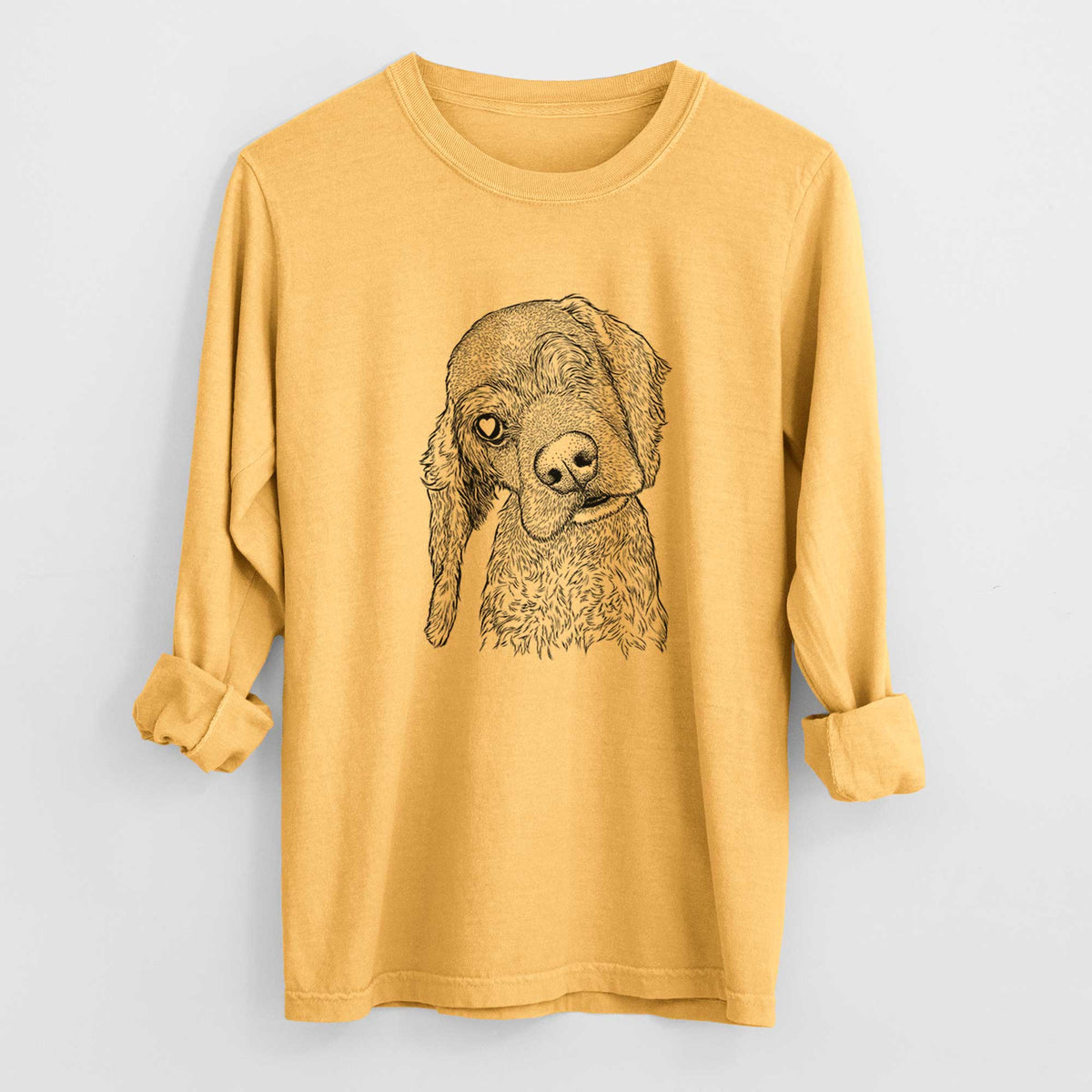 Bare Mambo #5 the Cocker Spaniel - Heavyweight 100% Cotton Long Sleeve