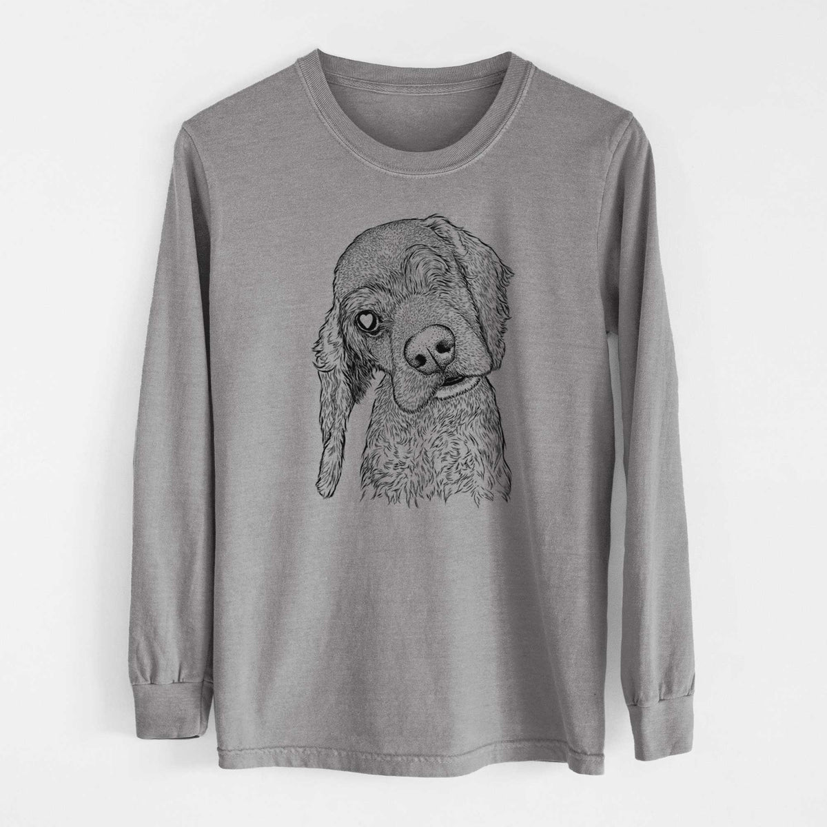 Bare Mambo #5 the Cocker Spaniel - Heavyweight 100% Cotton Long Sleeve