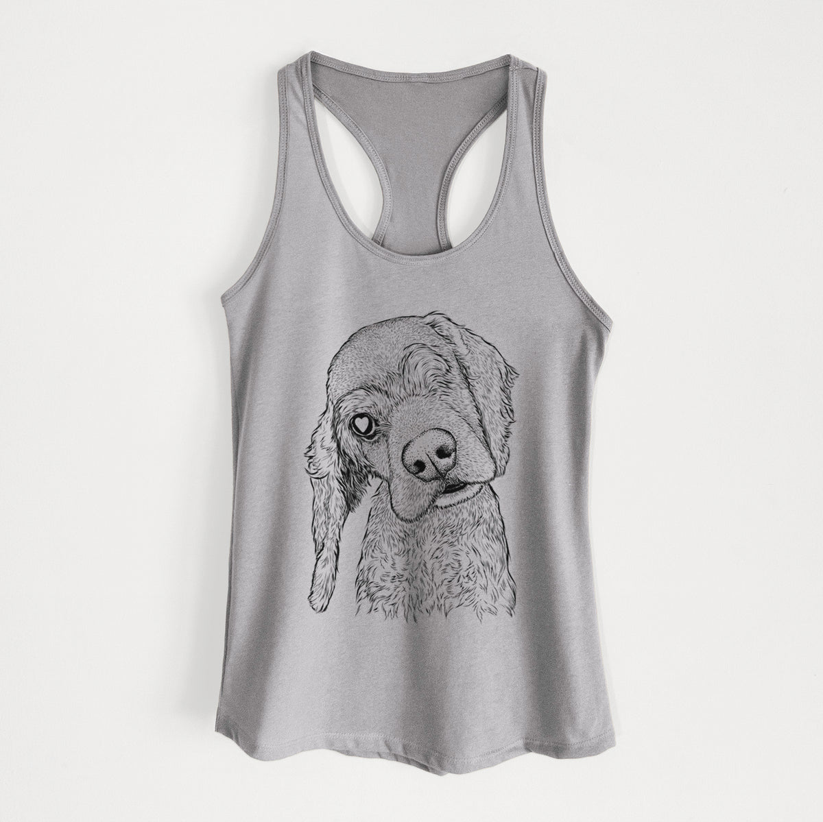 Mambo #5 the Cocker Spaniel - Women&#39;s Racerback Tanktop