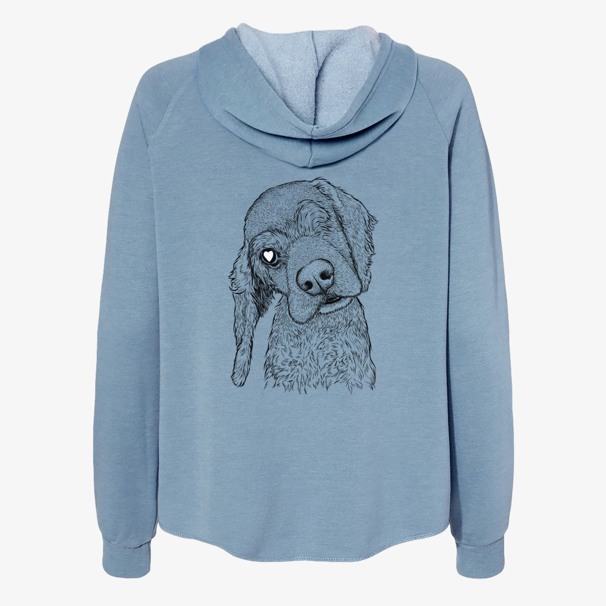Mambo #5 the Cocker Spaniel - Women's Cali Wave Zip-Up Sweatshirt