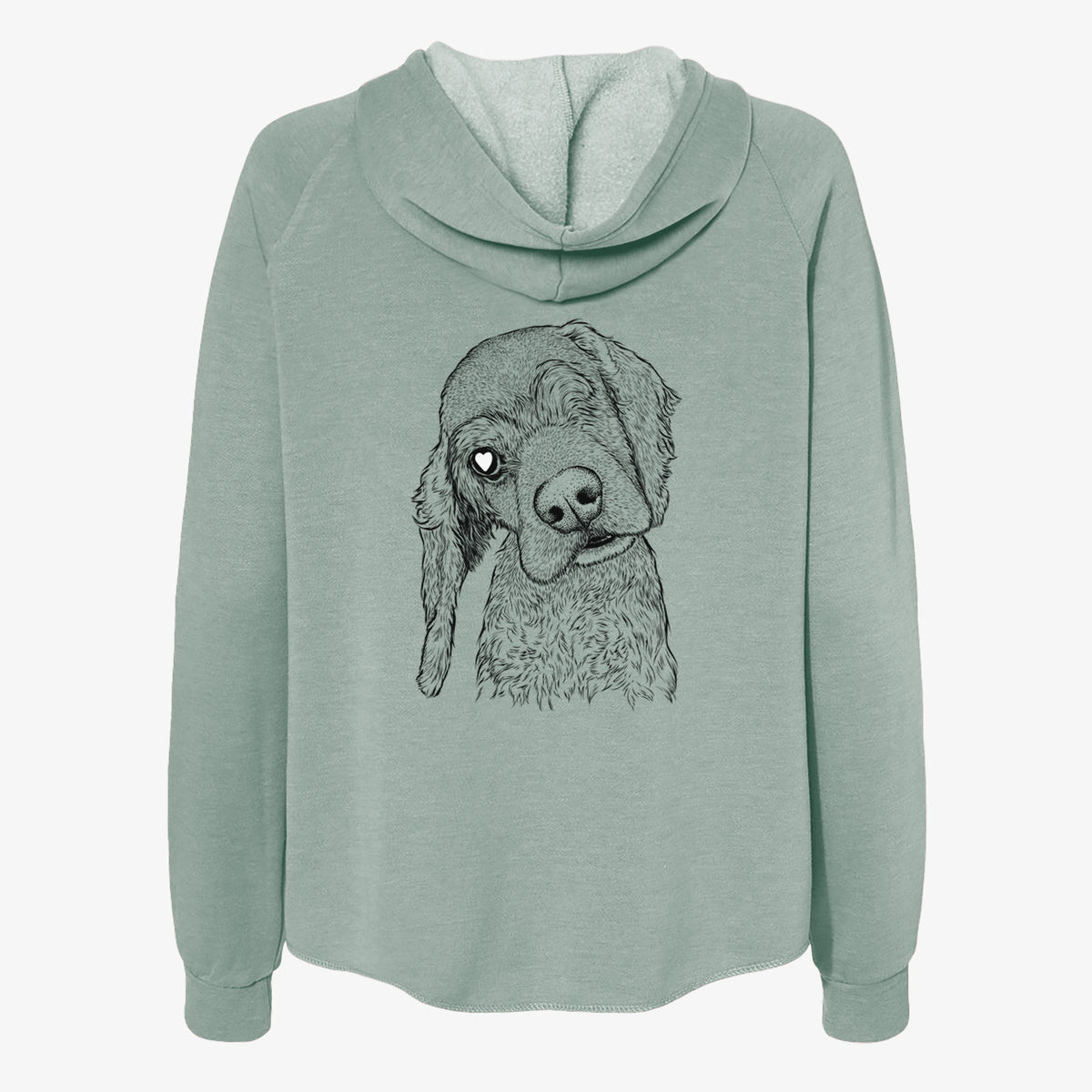 Mambo #5 the Cocker Spaniel - Women's Cali Wave Zip-Up Sweatshirt