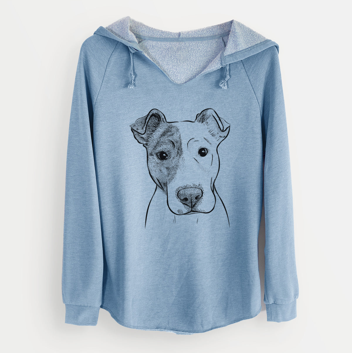 Bare Manchi the Pitbull Mix - Cali Wave Hooded Sweatshirt