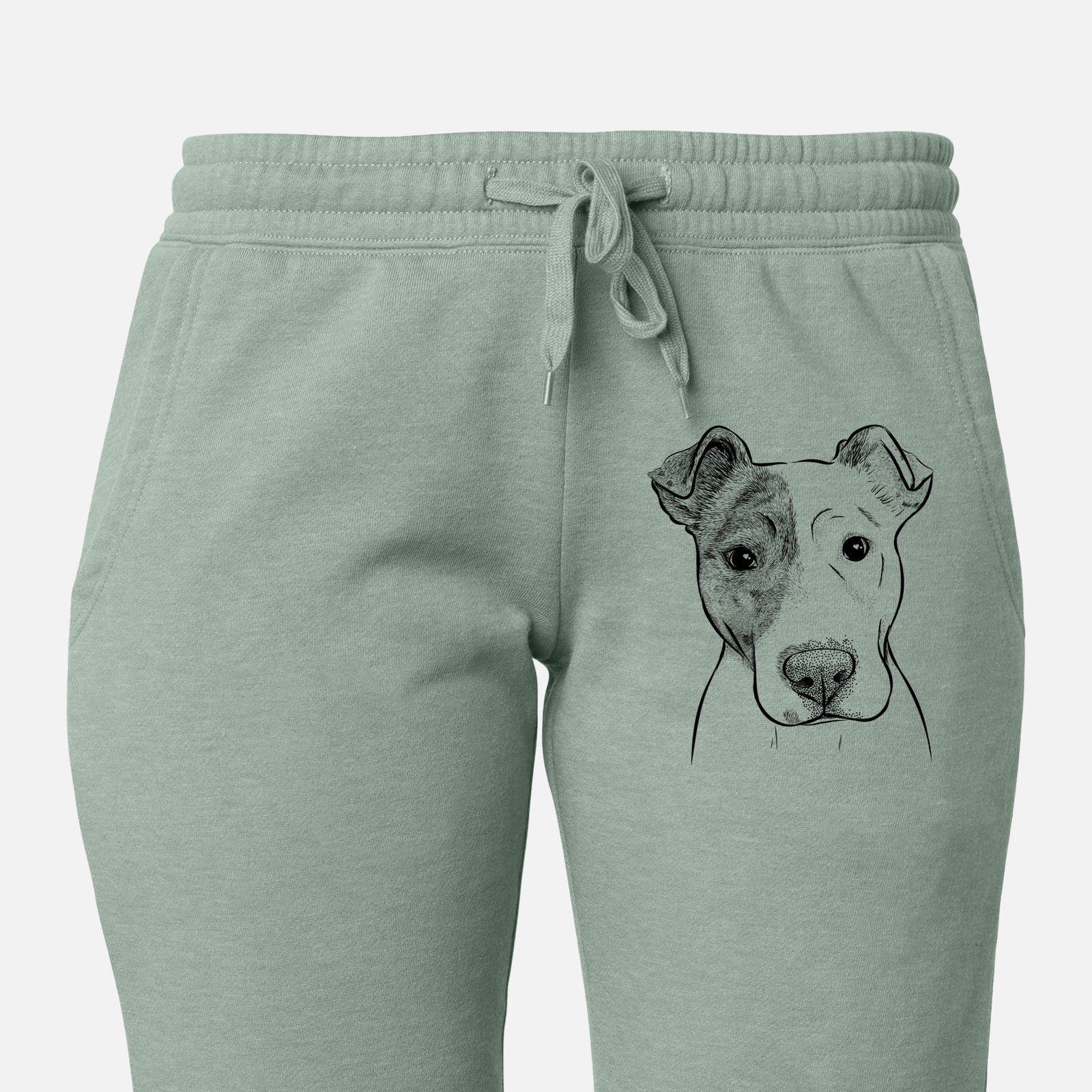 Manchi the Pitbull Mix - Women's Cali Wave Joggers