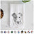 Manchi the Pitbull Mix Decorative Hand Towel