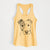 Manchi the Pitbull Mix - Women's Racerback Tanktop