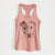 Manchi the Pitbull Mix - Women's Racerback Tanktop