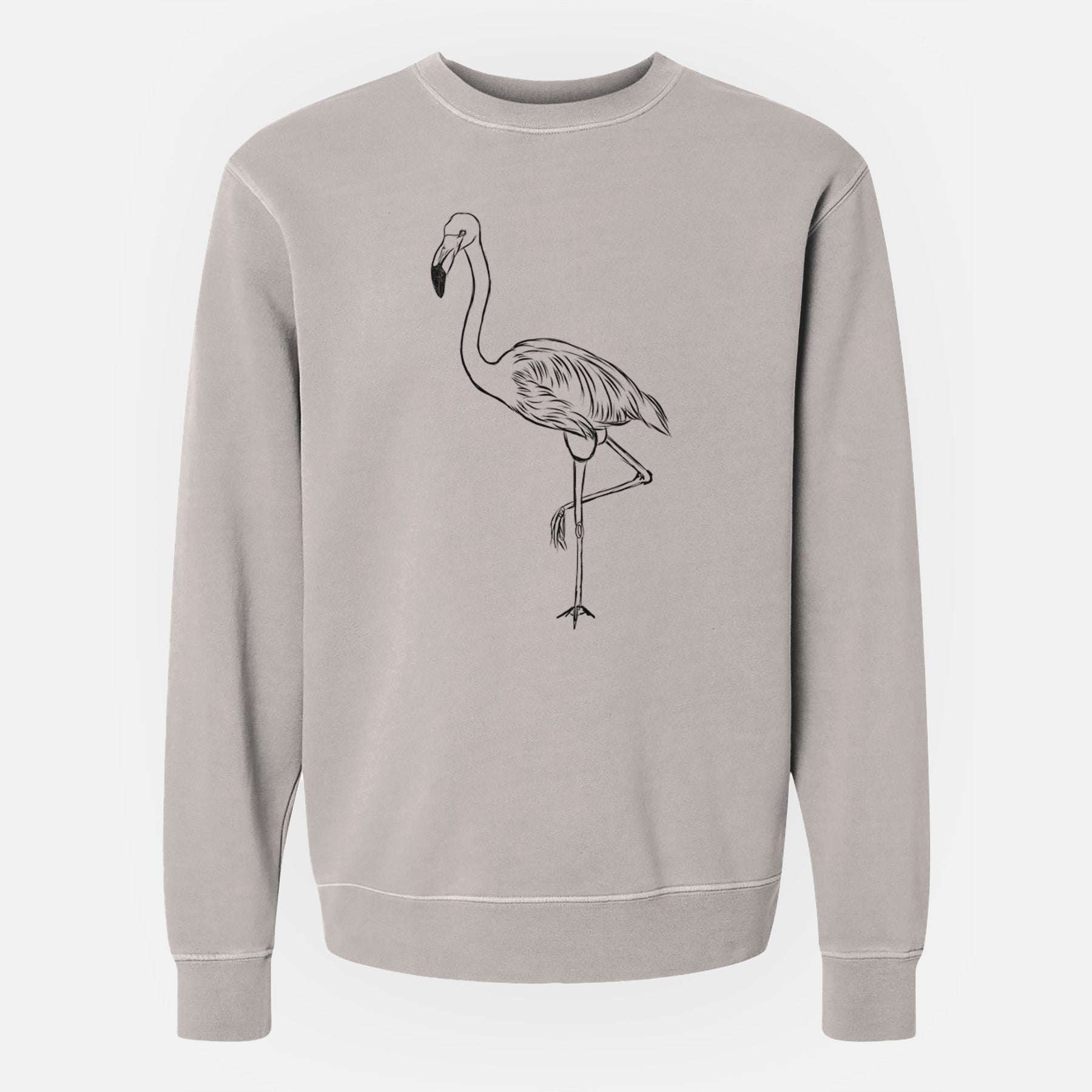 Bare Mango the Flamingo - Unisex Pigment Dyed Crew Sweatshirt