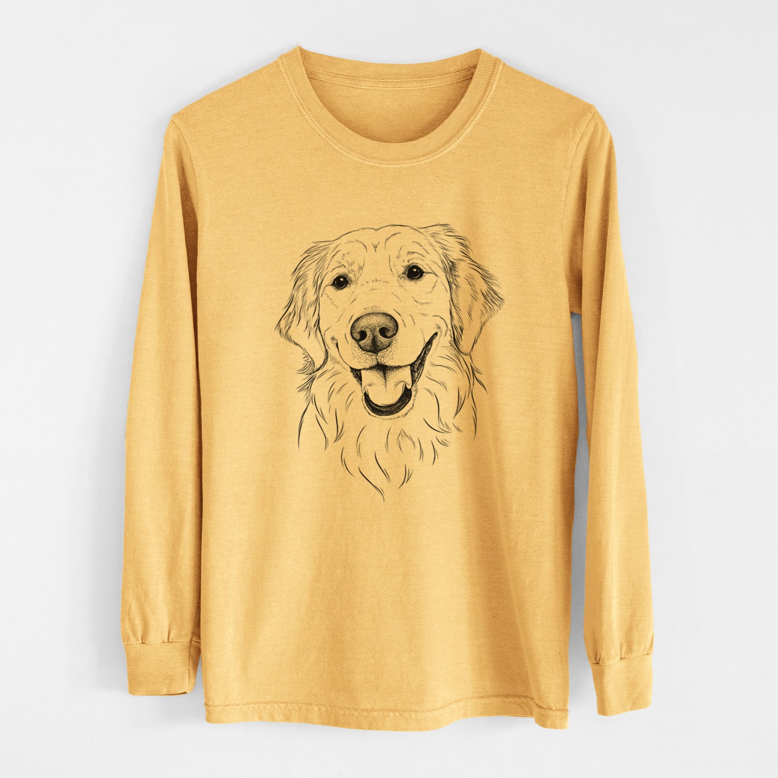 Bare Maple the Golden Retriever - Heavyweight 100% Cotton Long Sleeve
