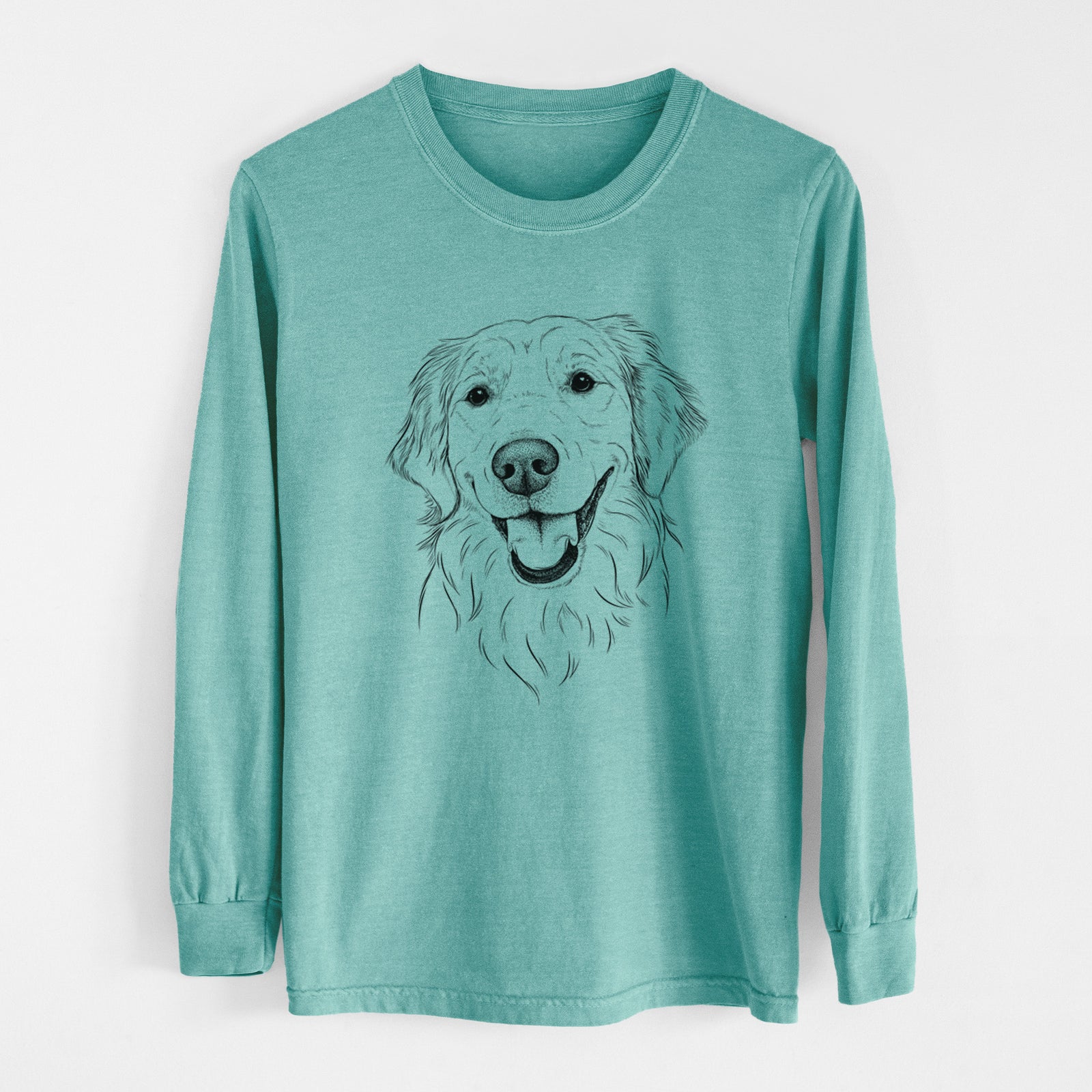 Bare Maple the Golden Retriever - Heavyweight 100% Cotton Long Sleeve