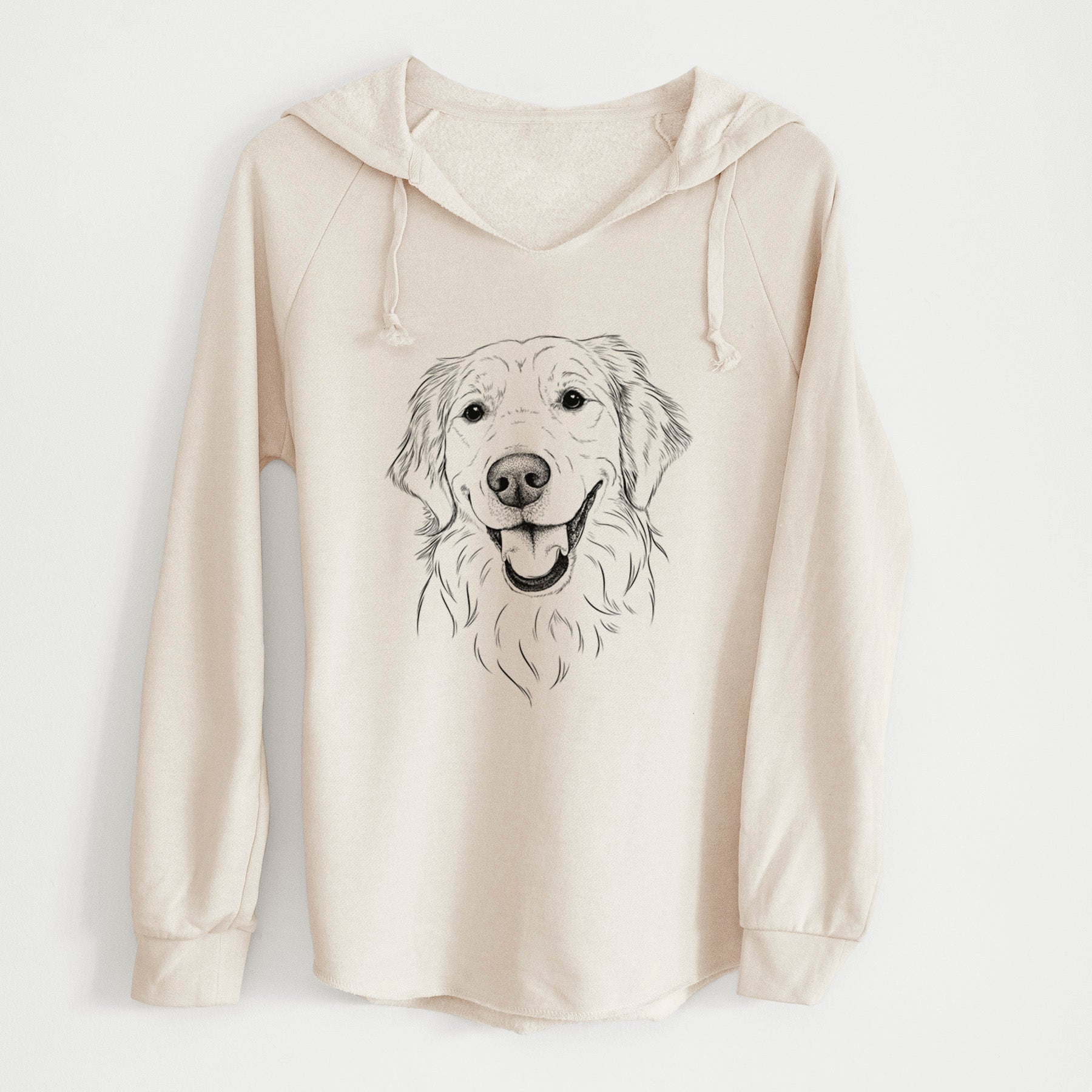 Bare Maple the Golden Retriever - Cali Wave Hooded Sweatshirt