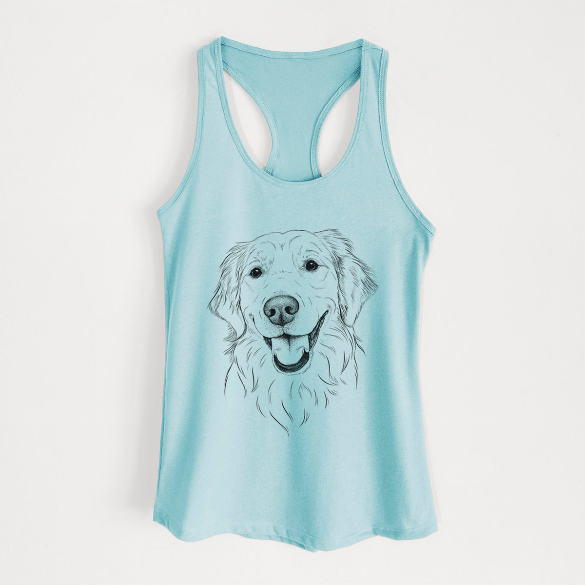 Maple the Golden Retriever - Women's Racerback Tanktop
