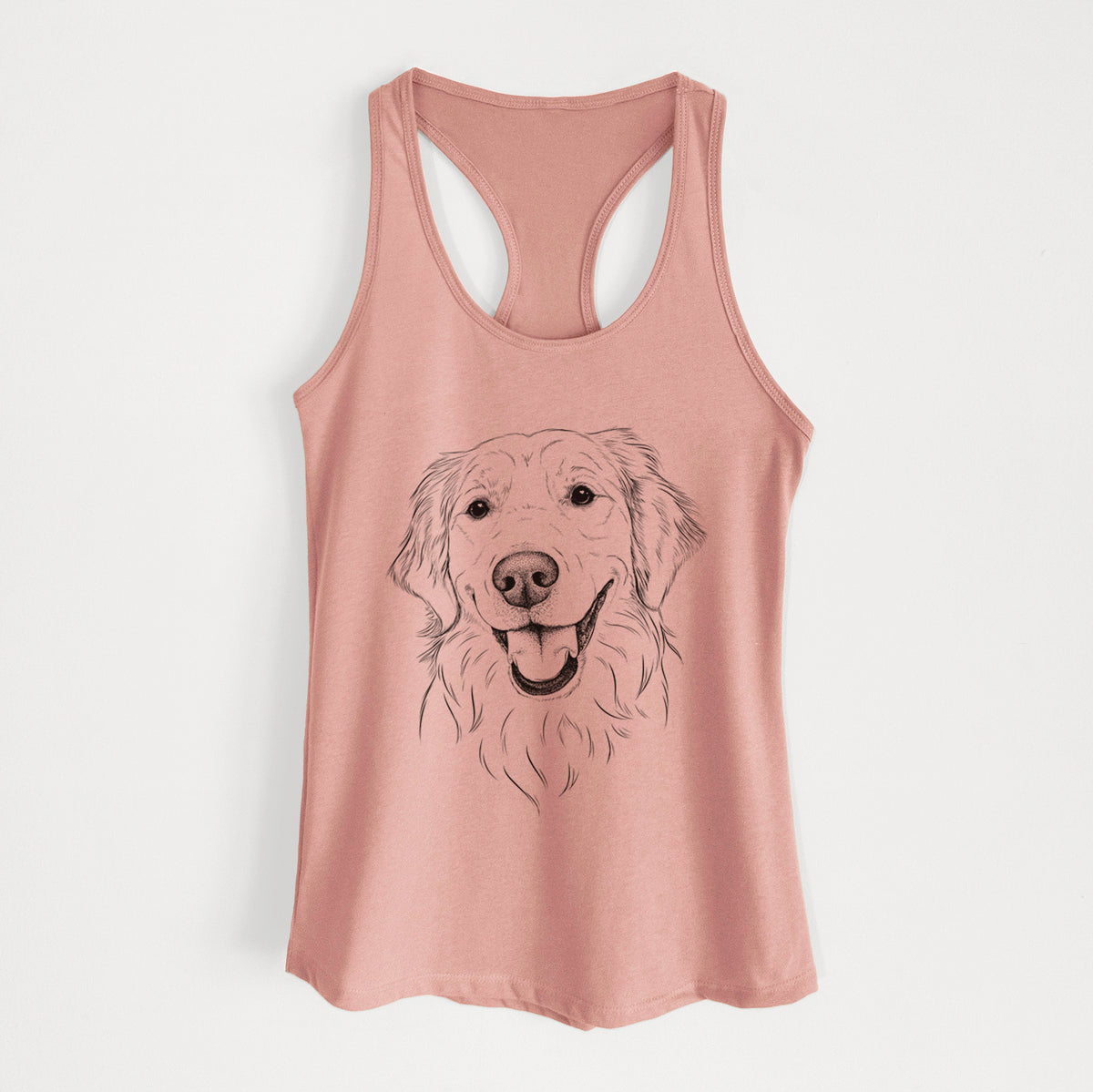 Maple the Golden Retriever - Women's Racerback Tanktop