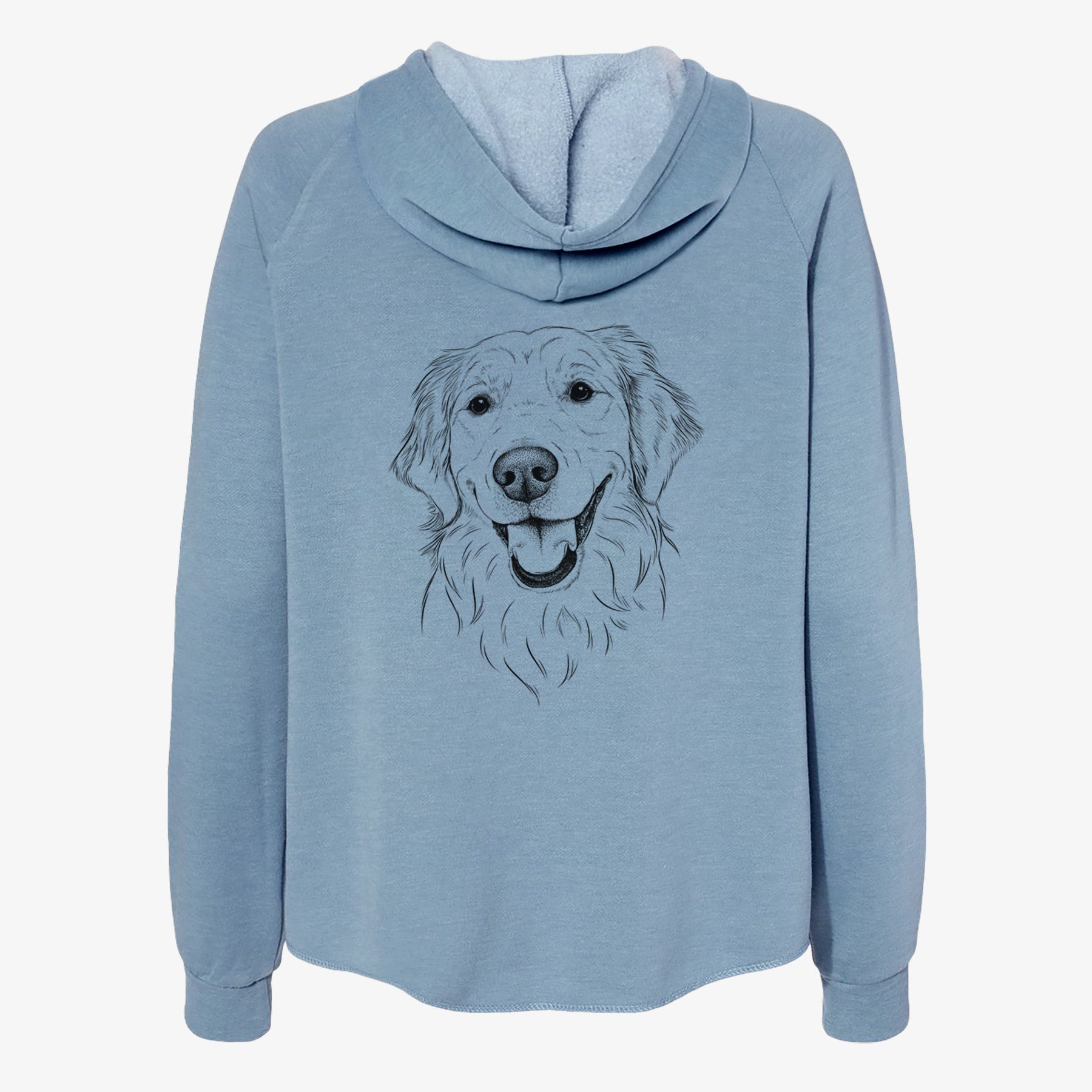 Maple the Golden Retriever - Women's Cali Wave Zip-Up Sweatshirt