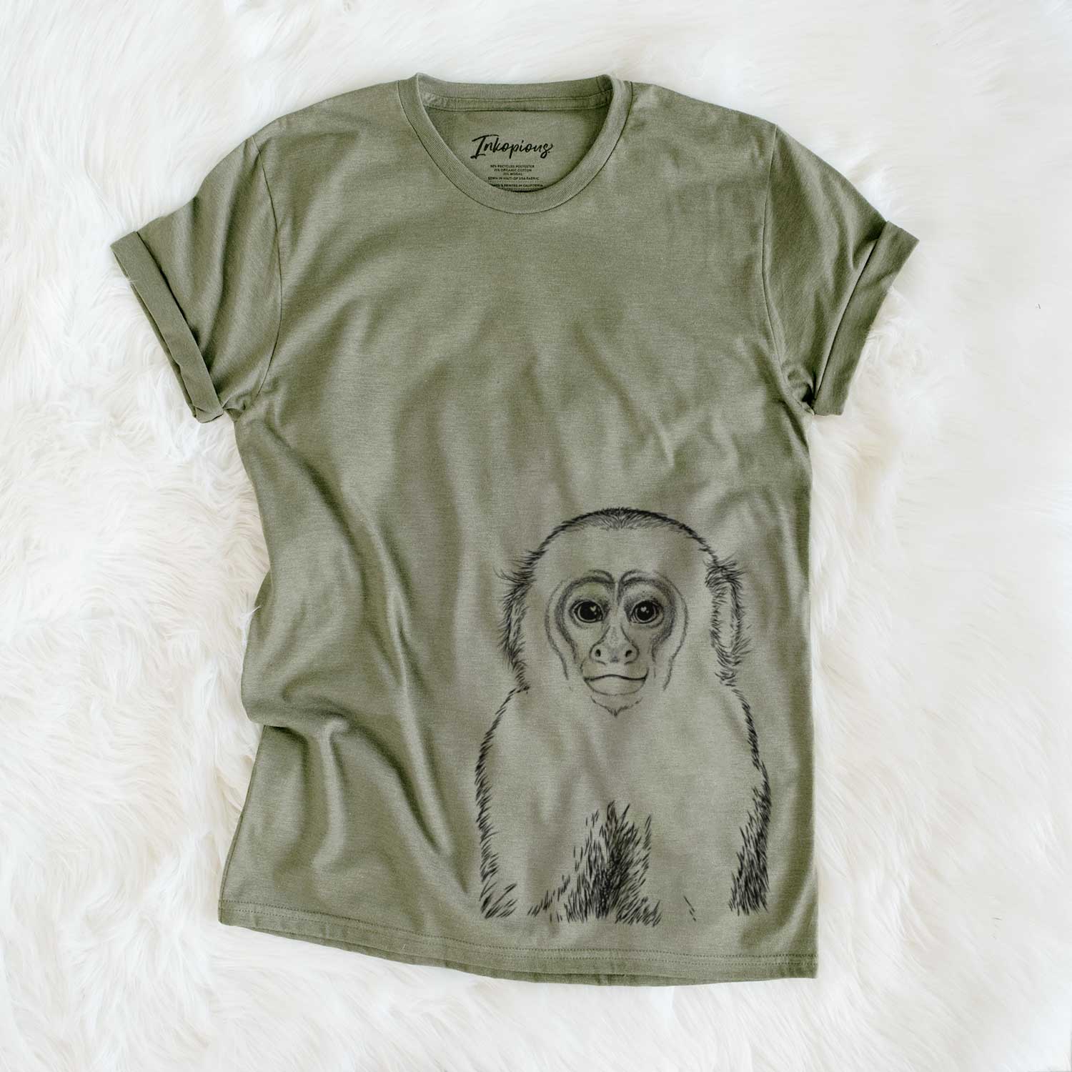 Bare Marcel the Capuchin Monkey - Unisex Crewneck