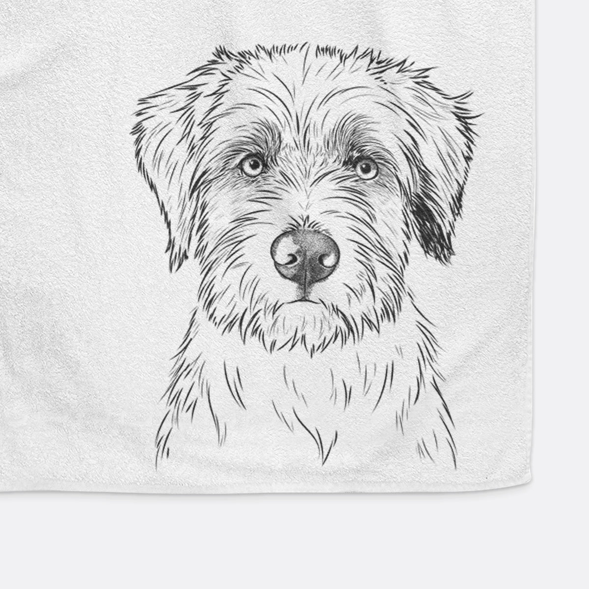 Marek the Bernedoodle Decorative Hand Towel