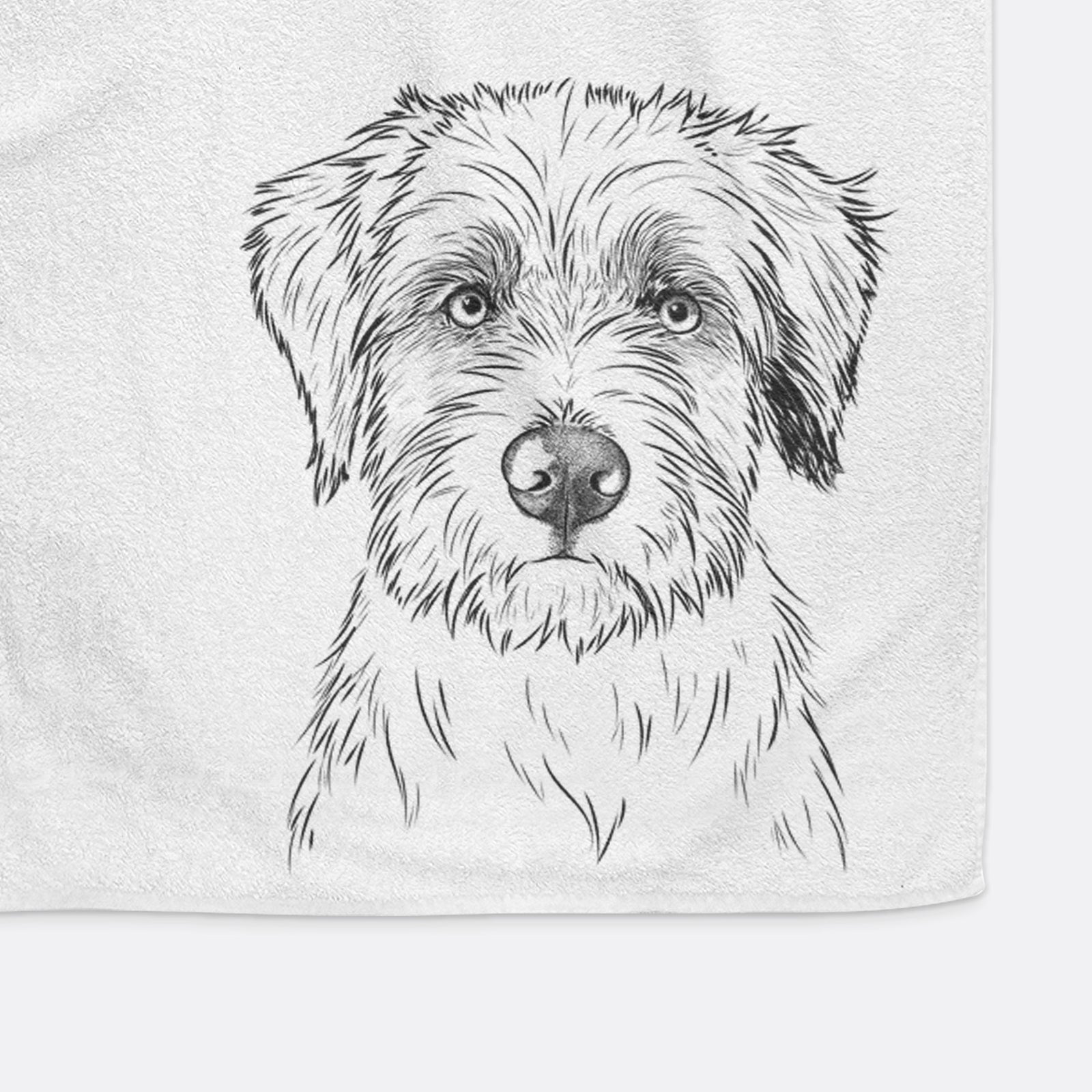 Marek the Bernedoodle Decorative Hand Towel