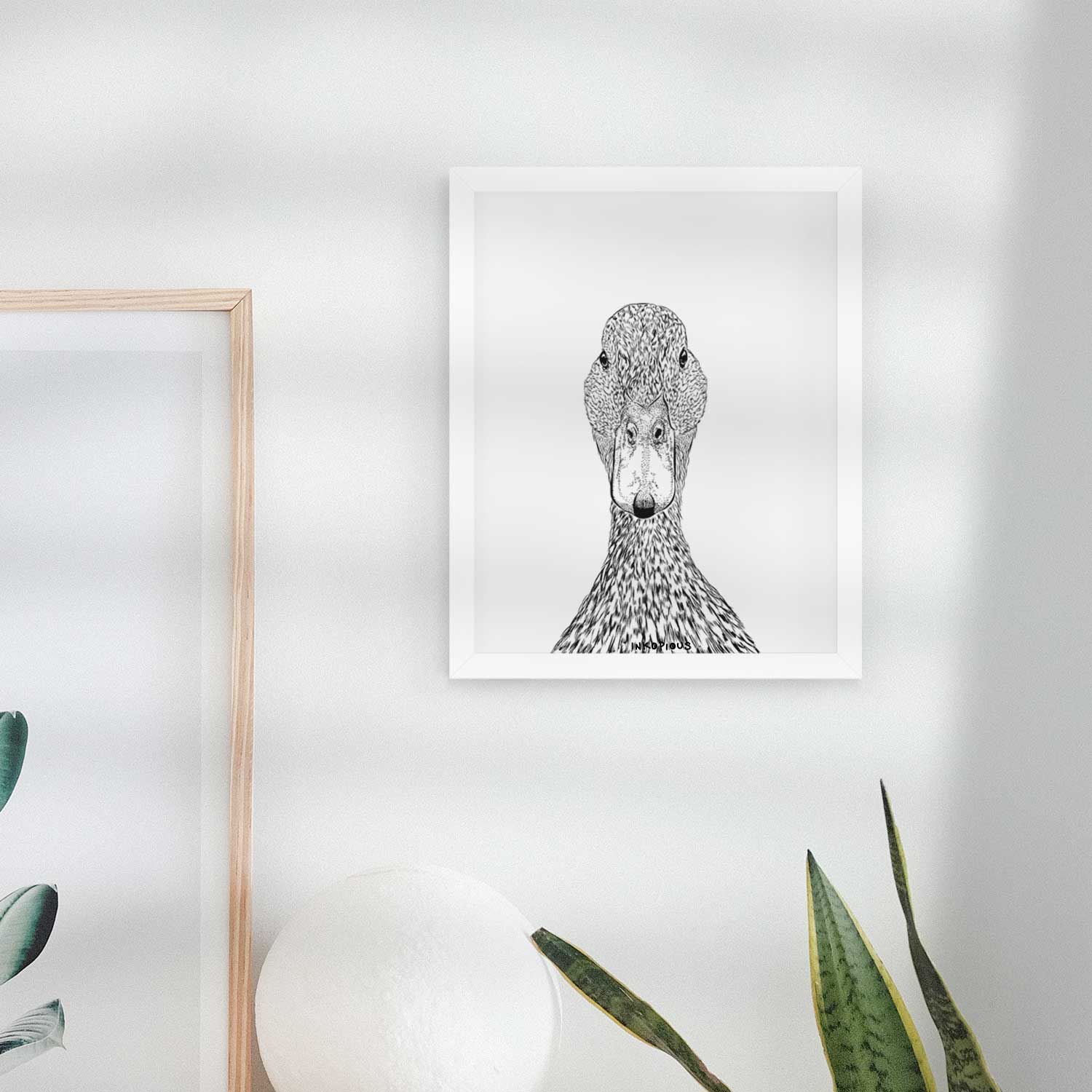 Marge the Mallard Duck Art Print