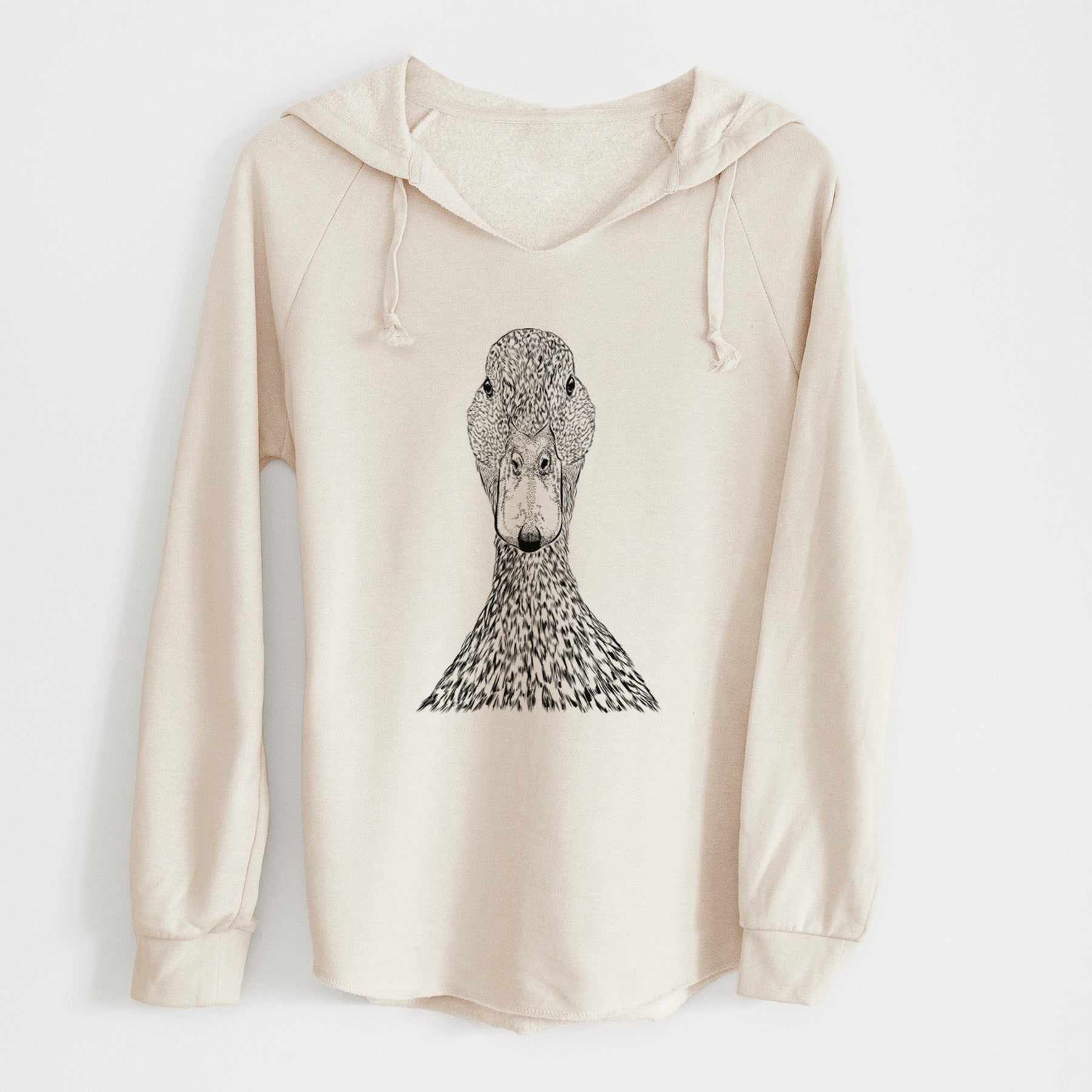 Bare Marge the Mallard Duck - Cali Wave Hooded Sweatshirt