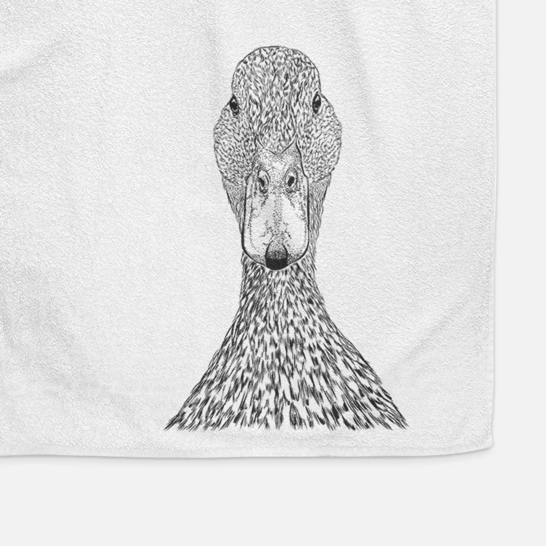 Marge the Mallard Duck Decorative Hand Towel