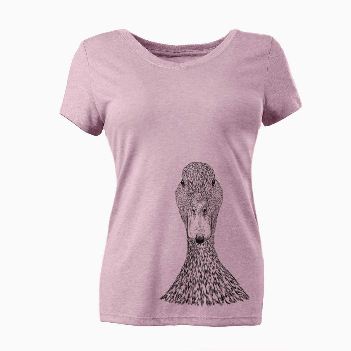 Bare Marge the Mallard Duck - Women's V-neck Shirt