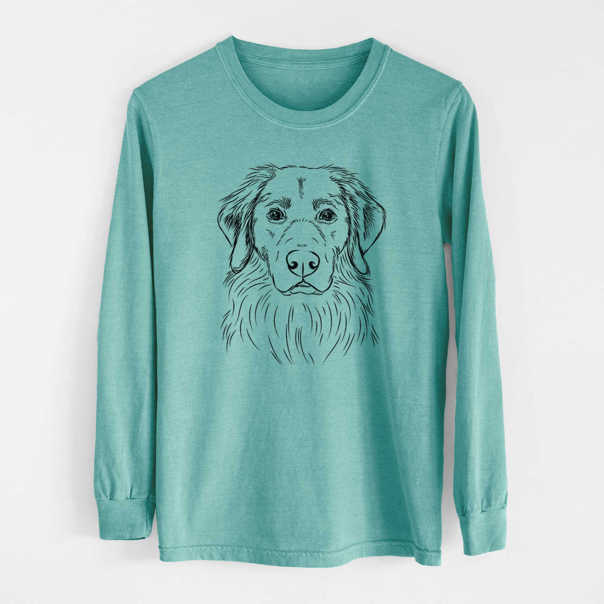 Bare Marley the Golden Retriever - Heavyweight 100% Cotton Long Sleeve