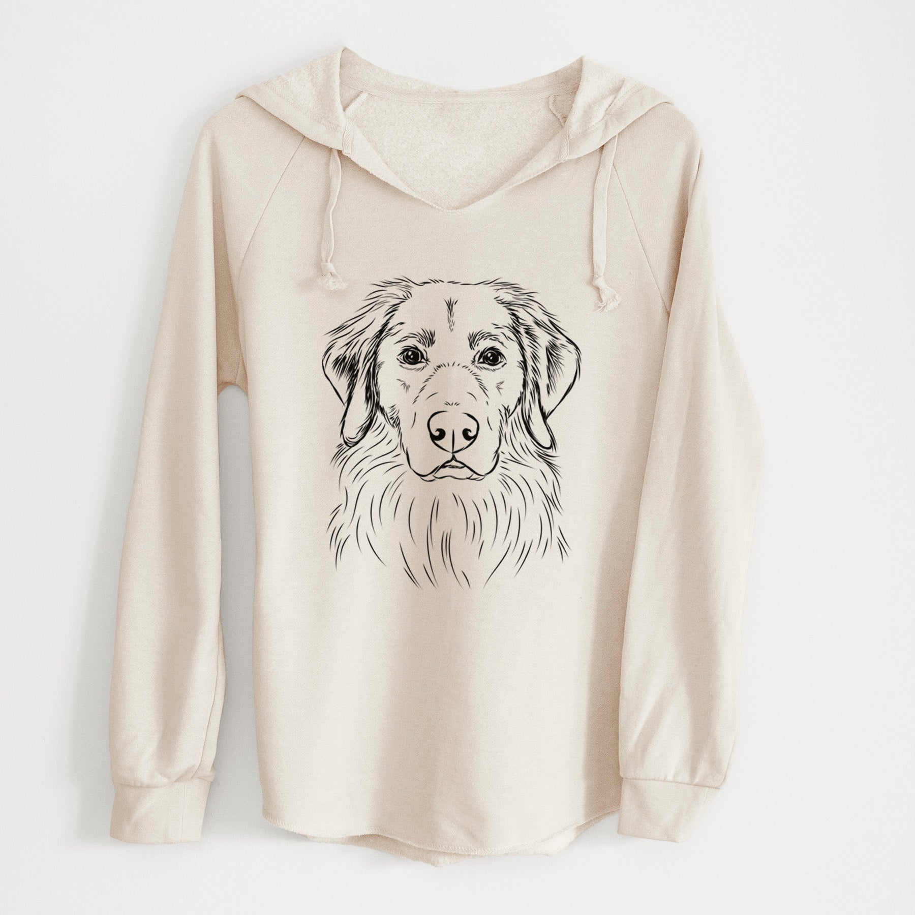 Bare Marley the Golden Retriever - Cali Wave Hooded Sweatshirt