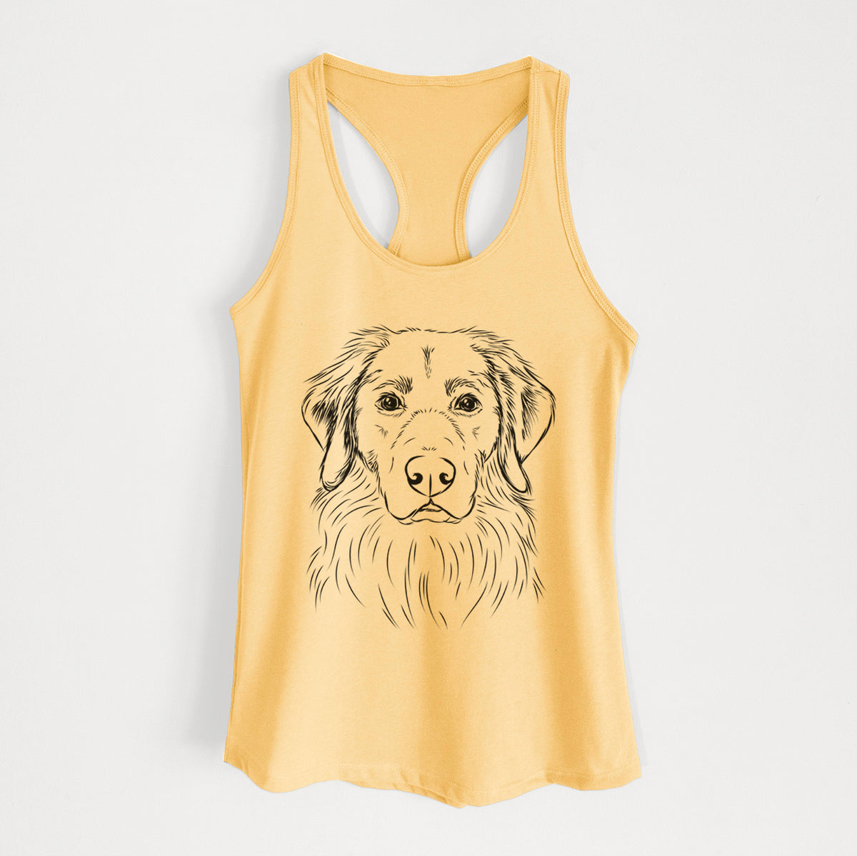 Marley the Golden Retriever - Women's Racerback Tanktop