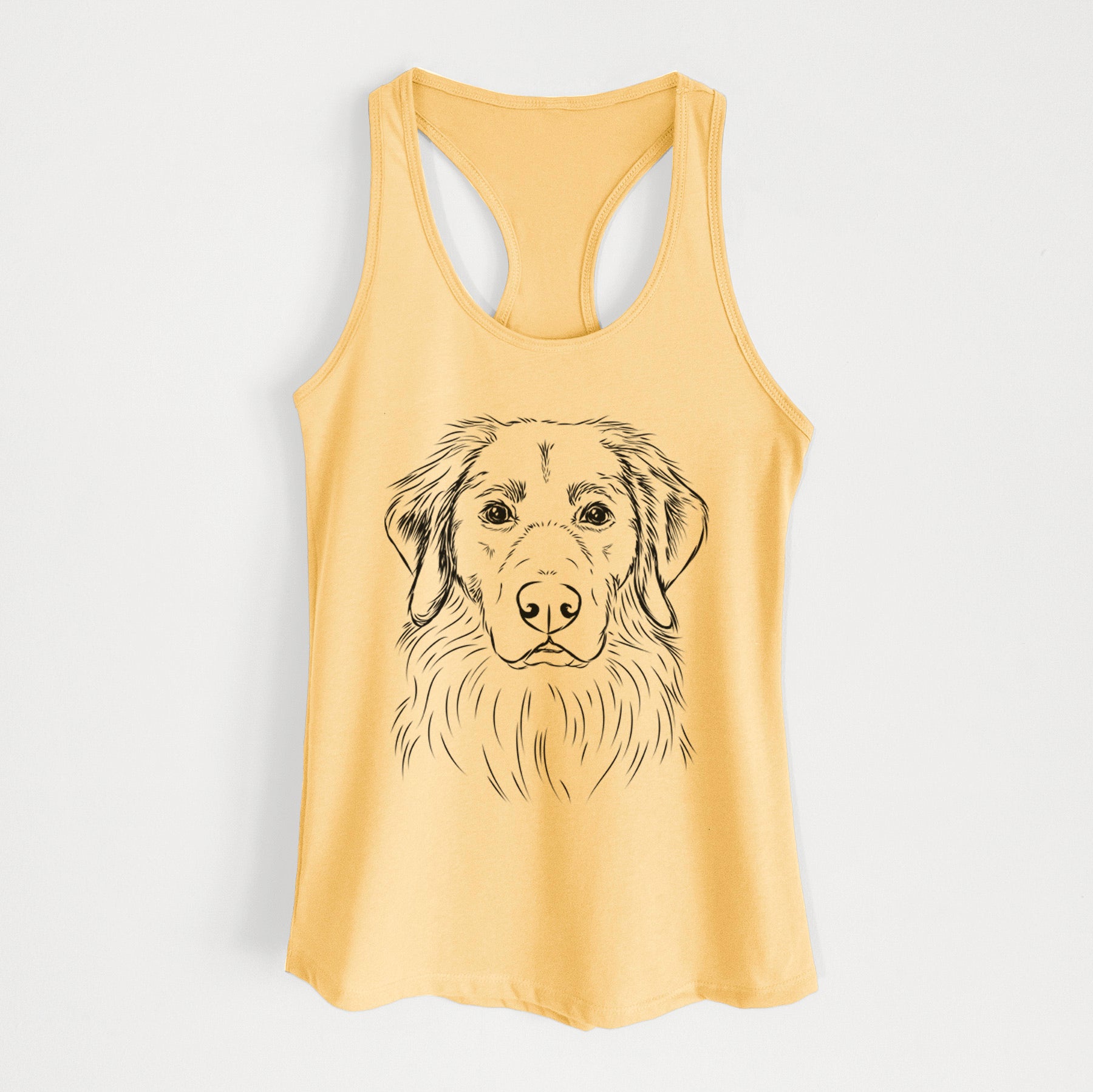 Marley the Golden Retriever - Women's Racerback Tanktop