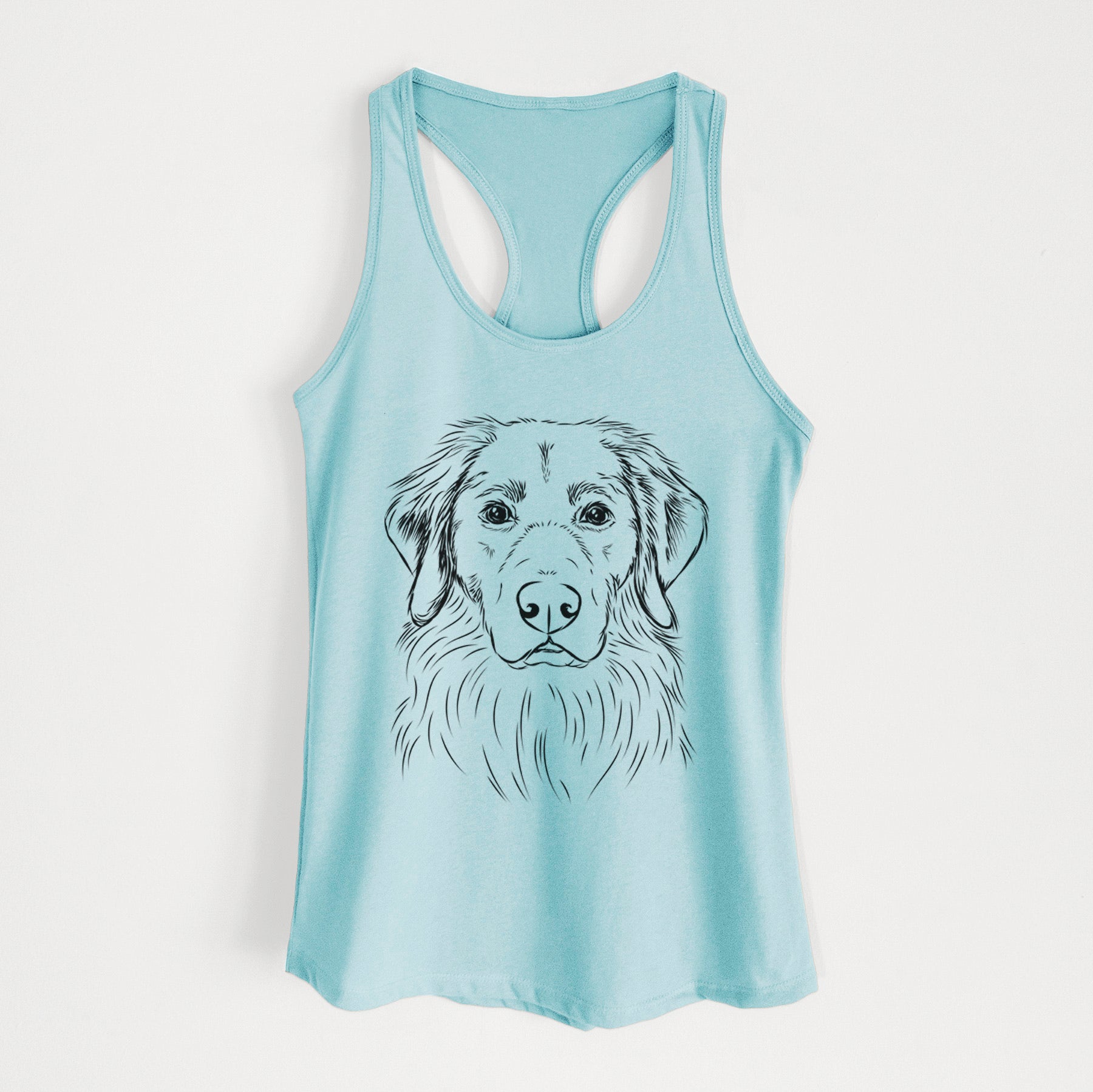 Marley the Golden Retriever - Women's Racerback Tanktop