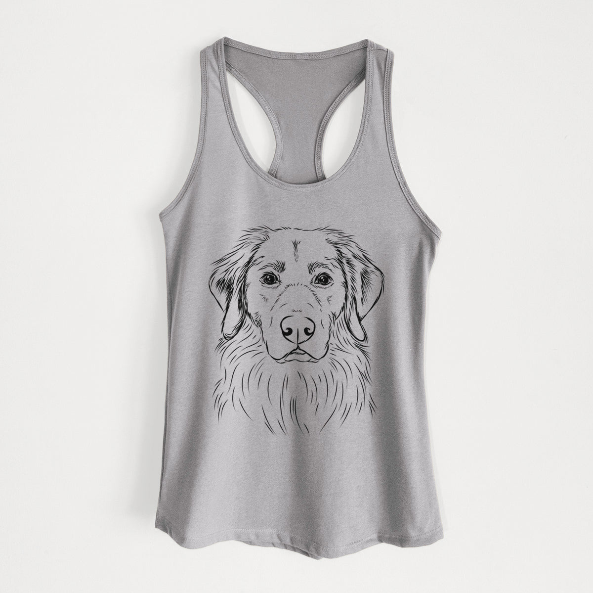 Marley the Golden Retriever - Women&#39;s Racerback Tanktop