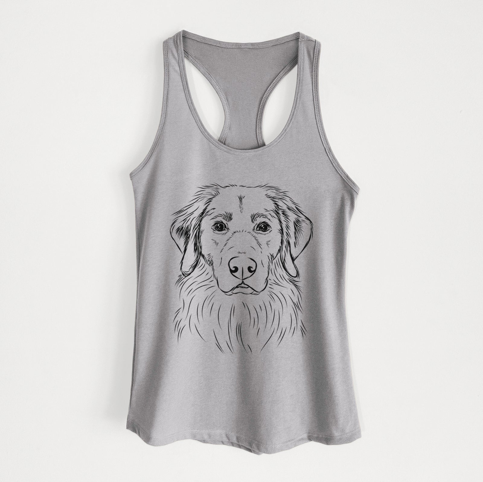 Marley the Golden Retriever - Women's Racerback Tanktop