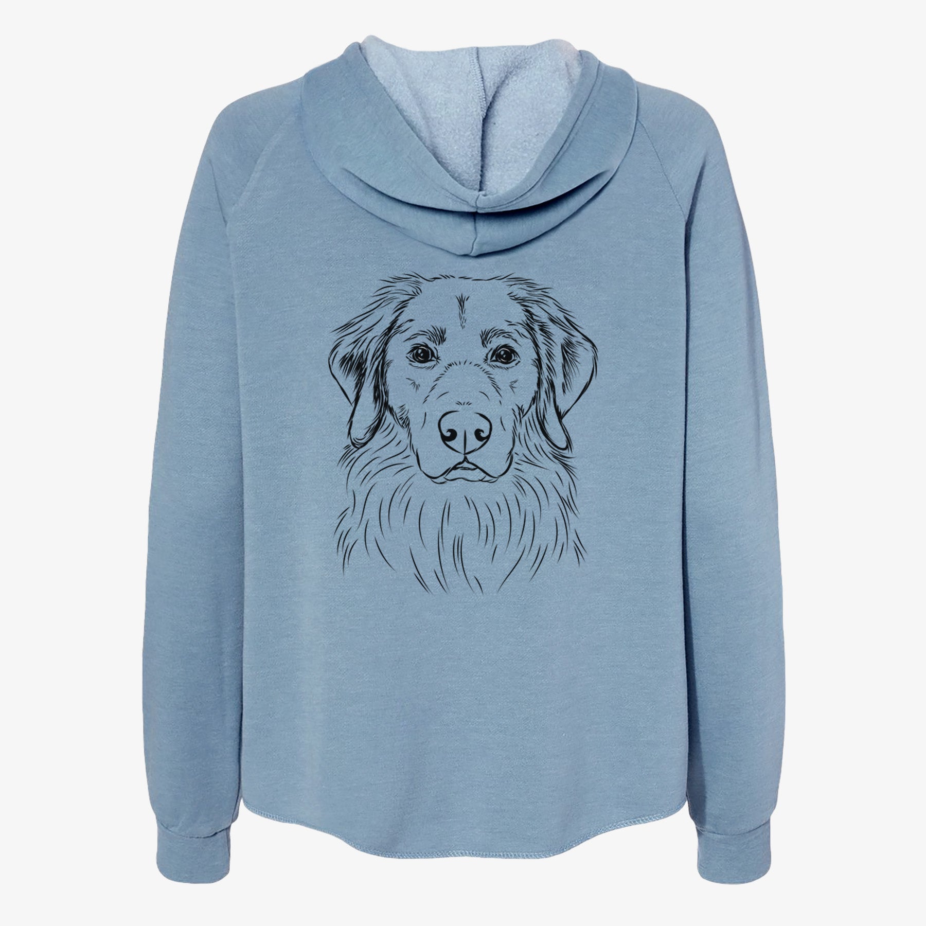 Marley the Golden Retriever - Women's Cali Wave Zip-Up Sweatshirt