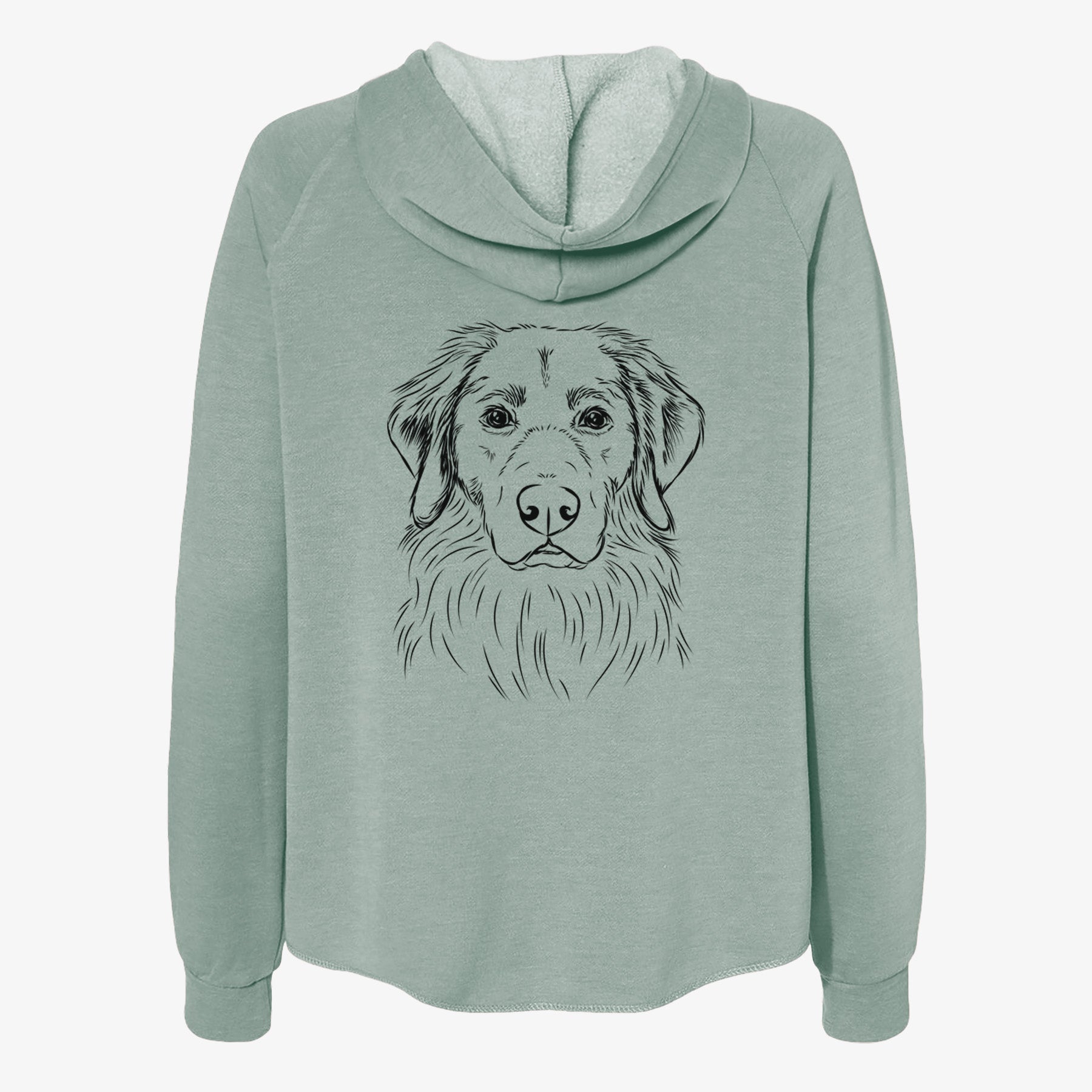 Marley the Golden Retriever - Women's Cali Wave Zip-Up Sweatshirt