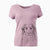 Bare Marley the Golden Retriever - Women's V-neck Shirt