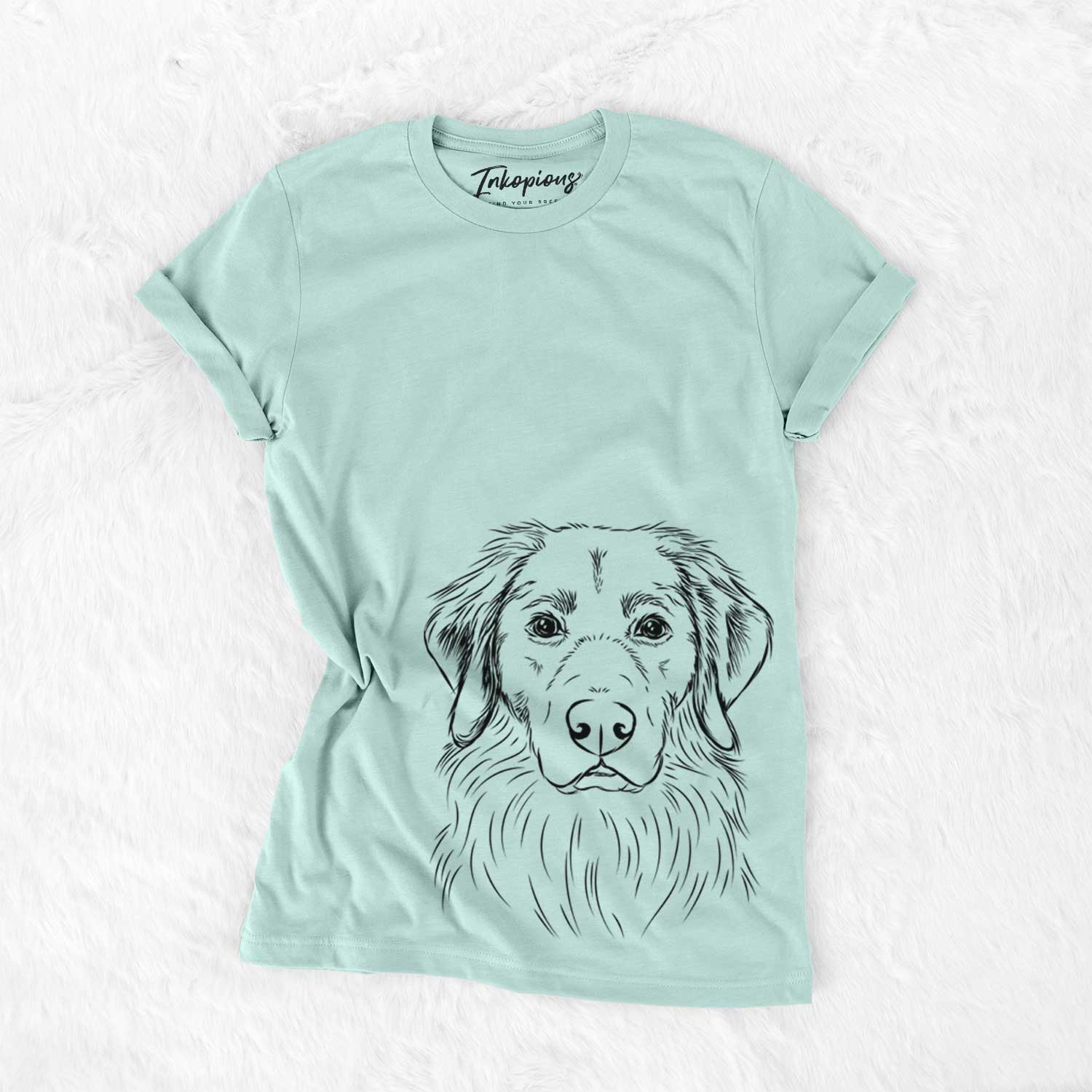 Bare Marley the Golden Retriever - Unisex Crewneck