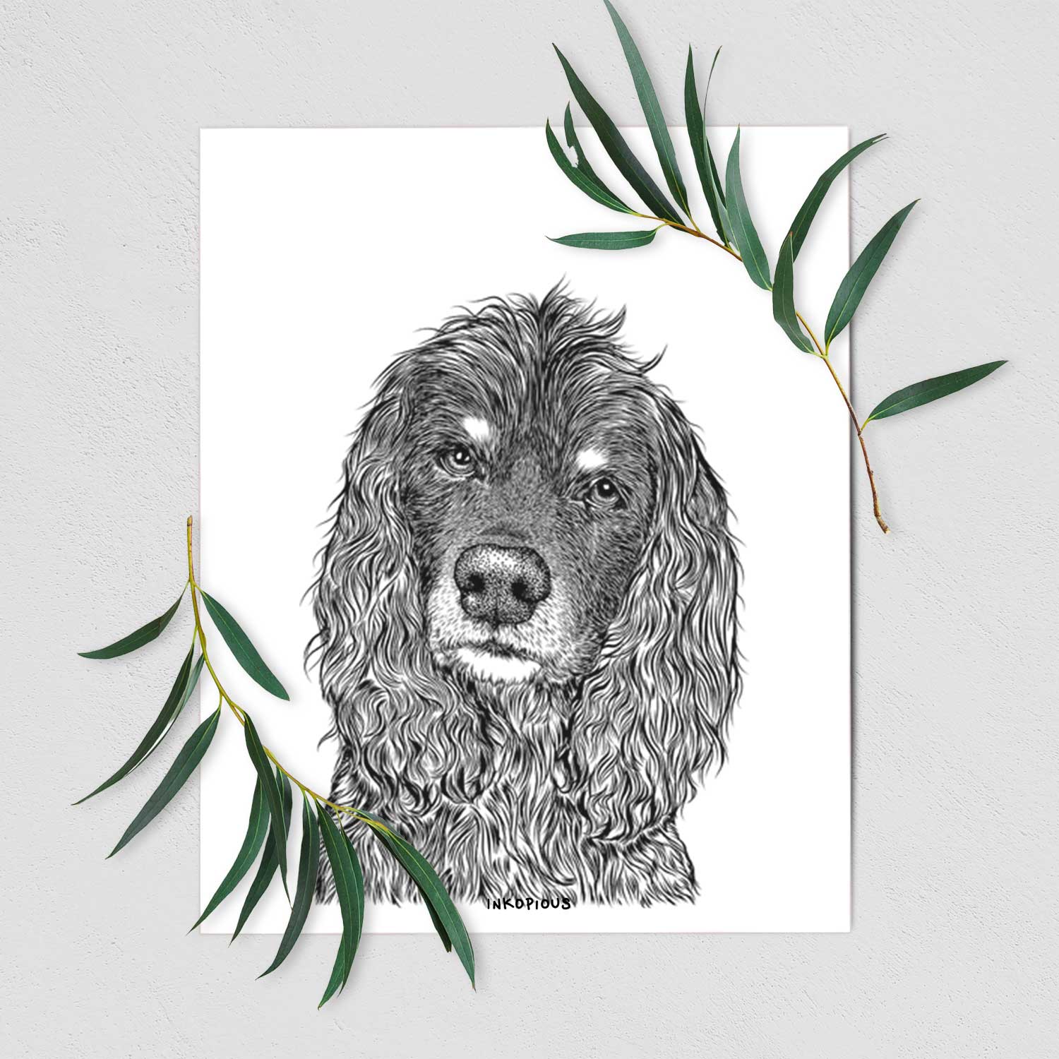 Marley Boy the American Cocker Spaniel Art Print