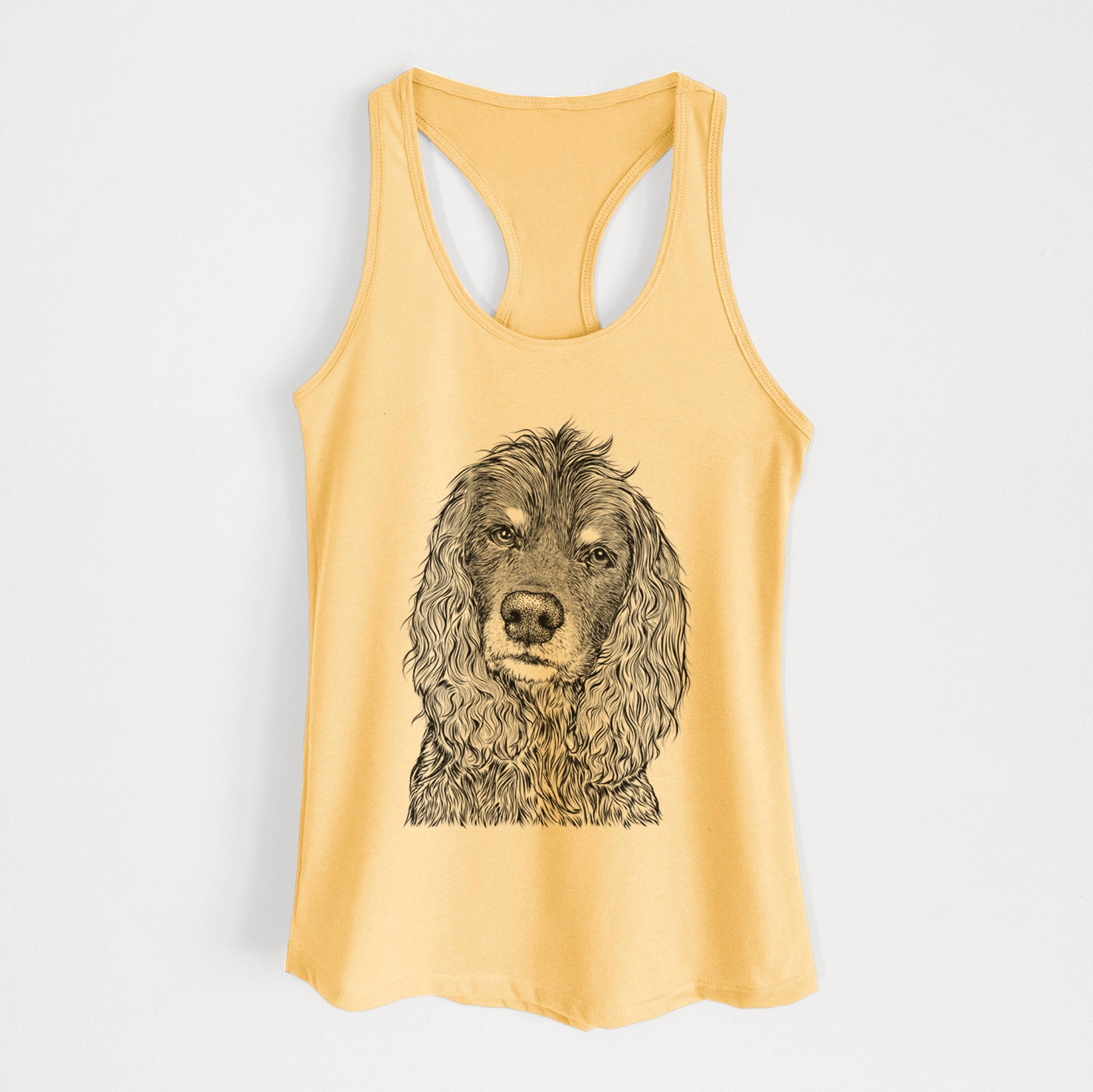 Marley Boy the American Cocker Spaniel - Women's Racerback Tanktop