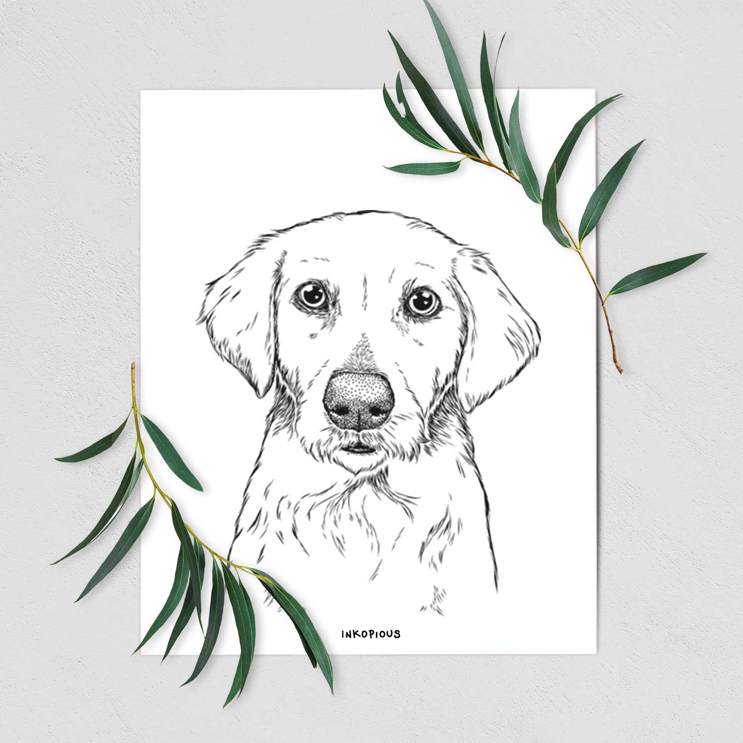 Marley Sue the Labradoodle Art Print