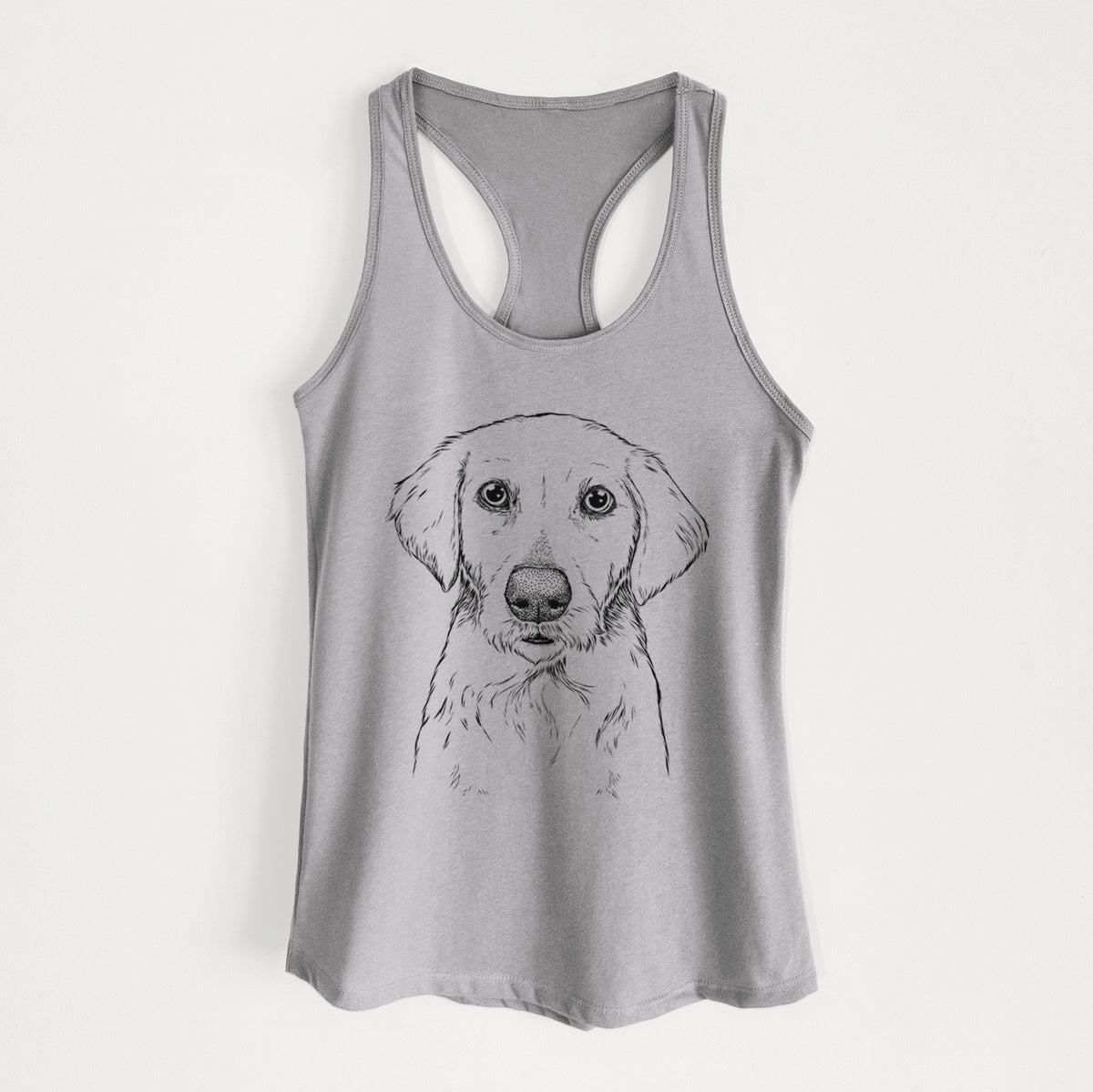 Marley Sue the Labradoodle - Women&#39;s Racerback Tanktop