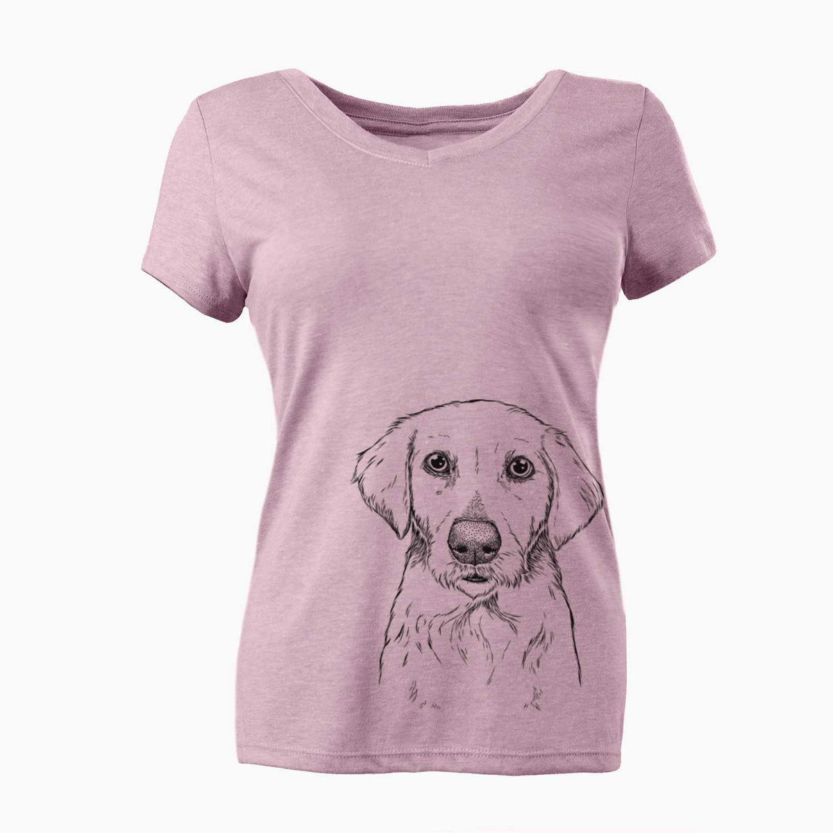 Bare Marley Sue the Labradoodle - Women's V-neck Shirt